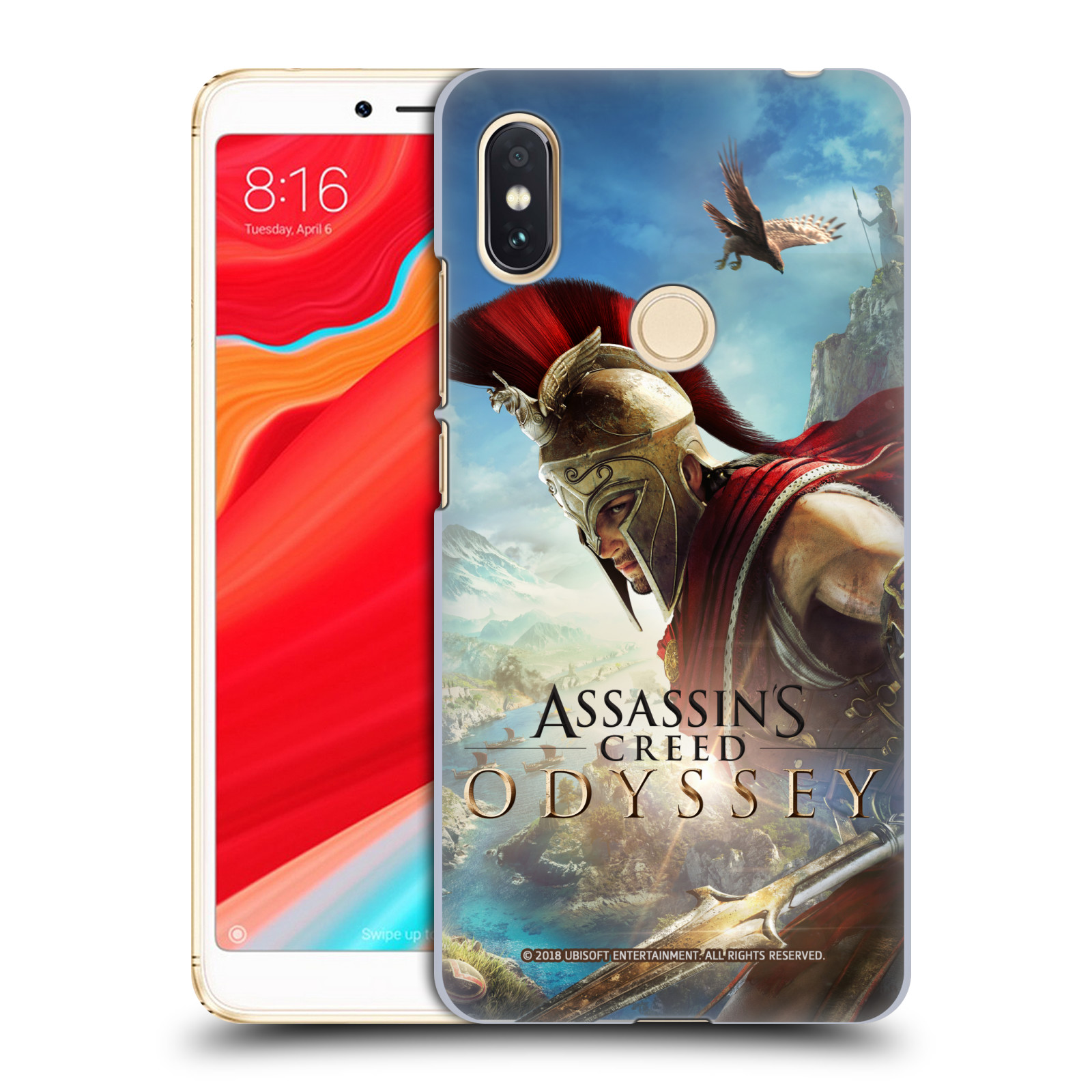 Pouzdro na mobil Xiaomi Redmi S2 - HEAD CASE - Assassins Creed Odyssey Alexios a Ikaros