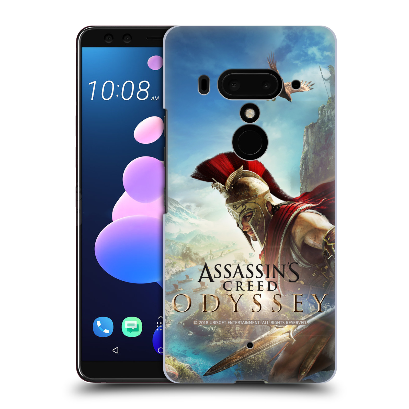 Pouzdro na mobil HTC U 12 PLUS / U 12+ DUAL SIM - HEAD CASE - Assassins Creed Odyssey Alexios a Ikaros