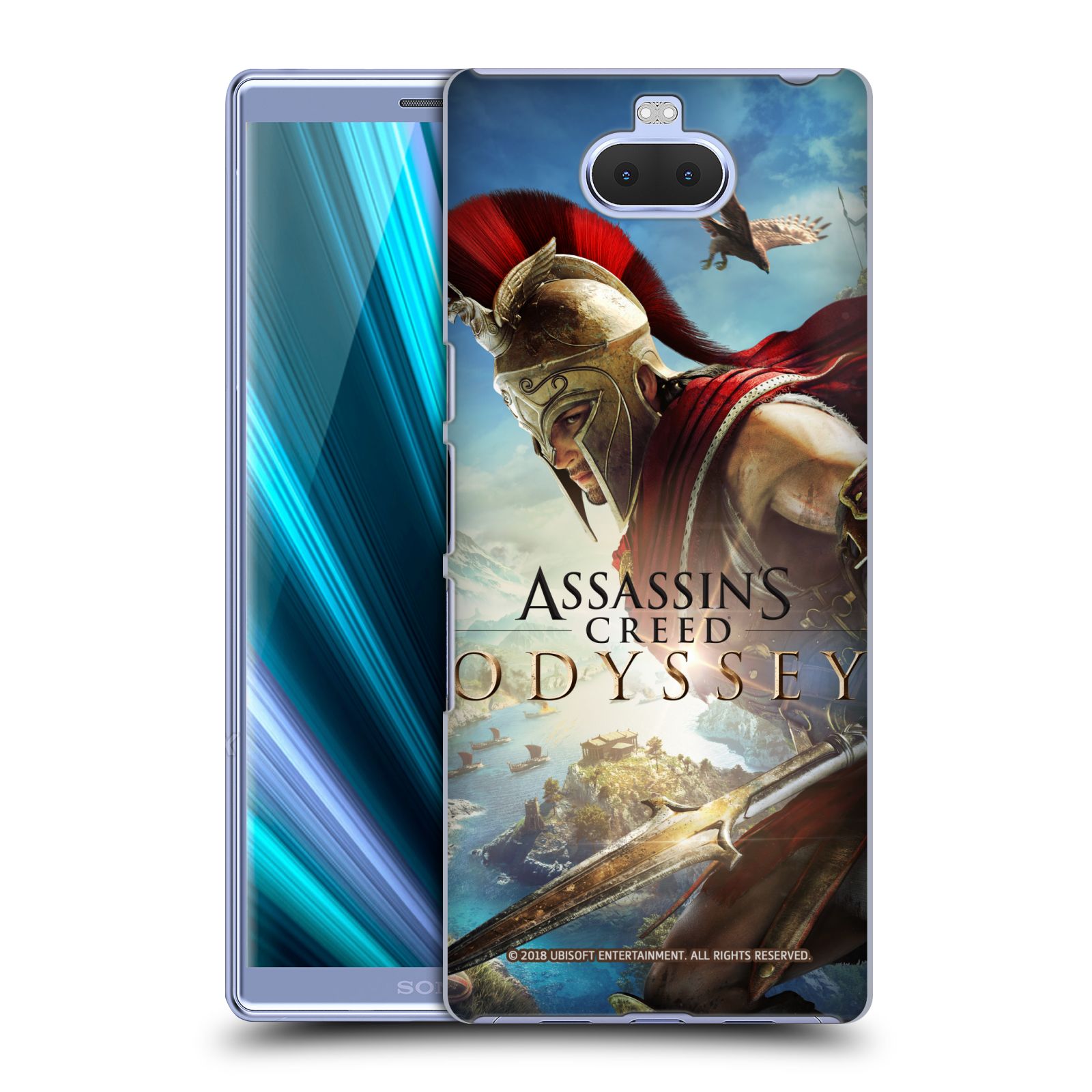 Pouzdro na mobil Sony Xperia 10 - HEAD CASE - Assassins Creed Odyssey Alexios a Ikaros