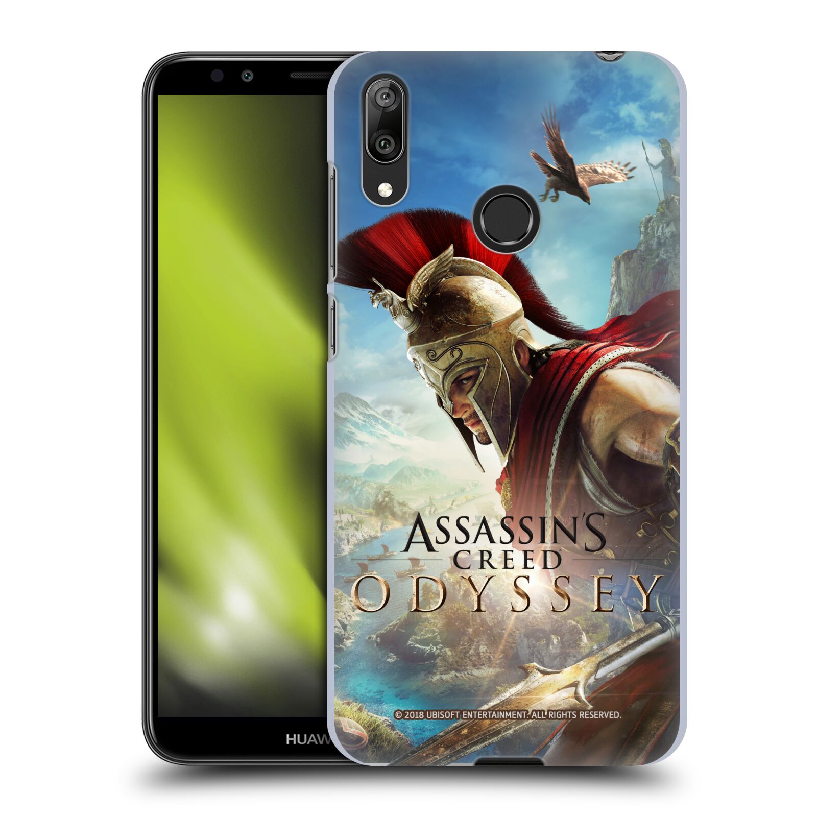 Pouzdro na mobil Huawei Y7 2019 - HEAD CASE - Assassins Creed Odyssey Alexios a Ikaros