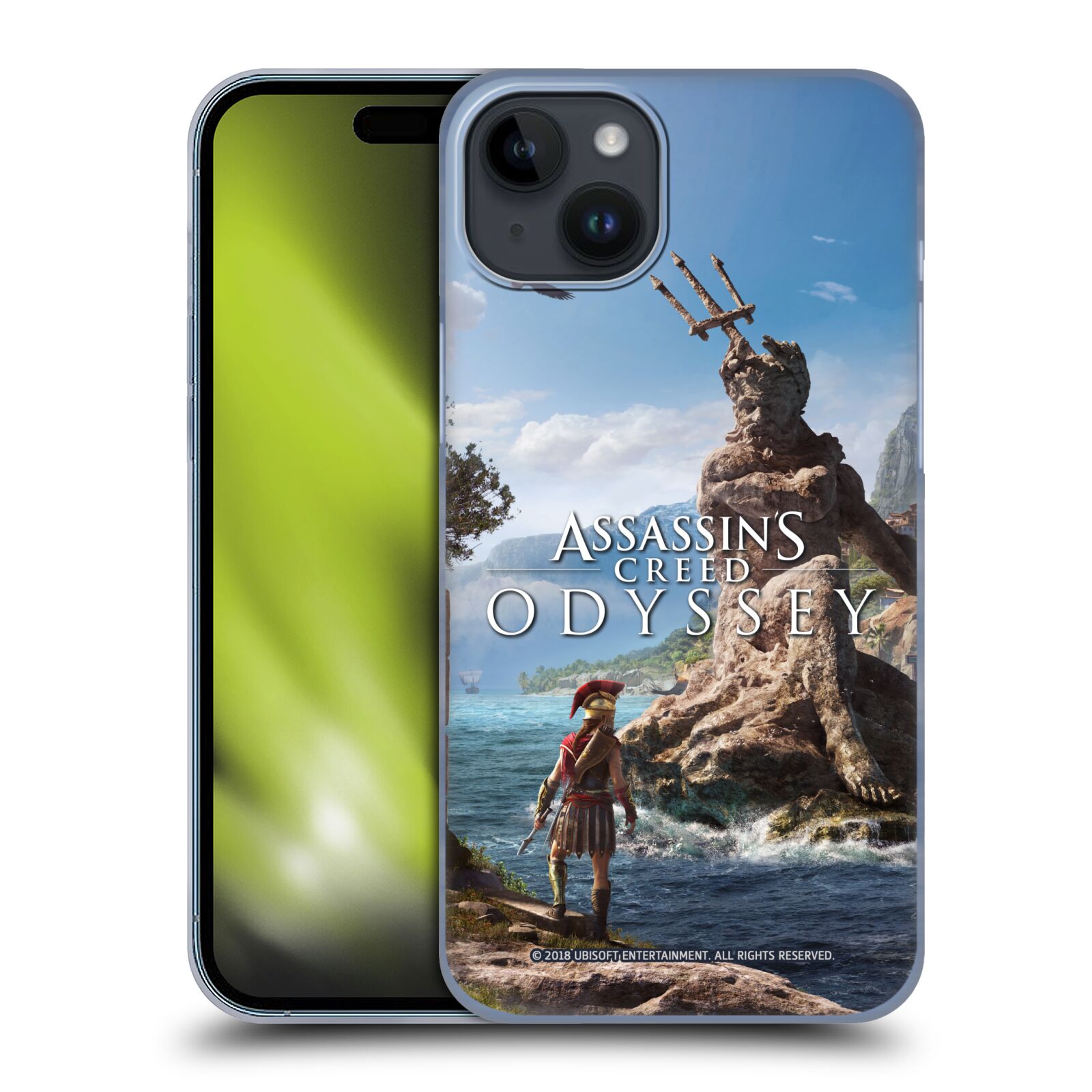 Plastový obal HEAD CASE na mobil Apple Iphone 15 PLUS  - Assassin's Creed Odyssey - Kassandra