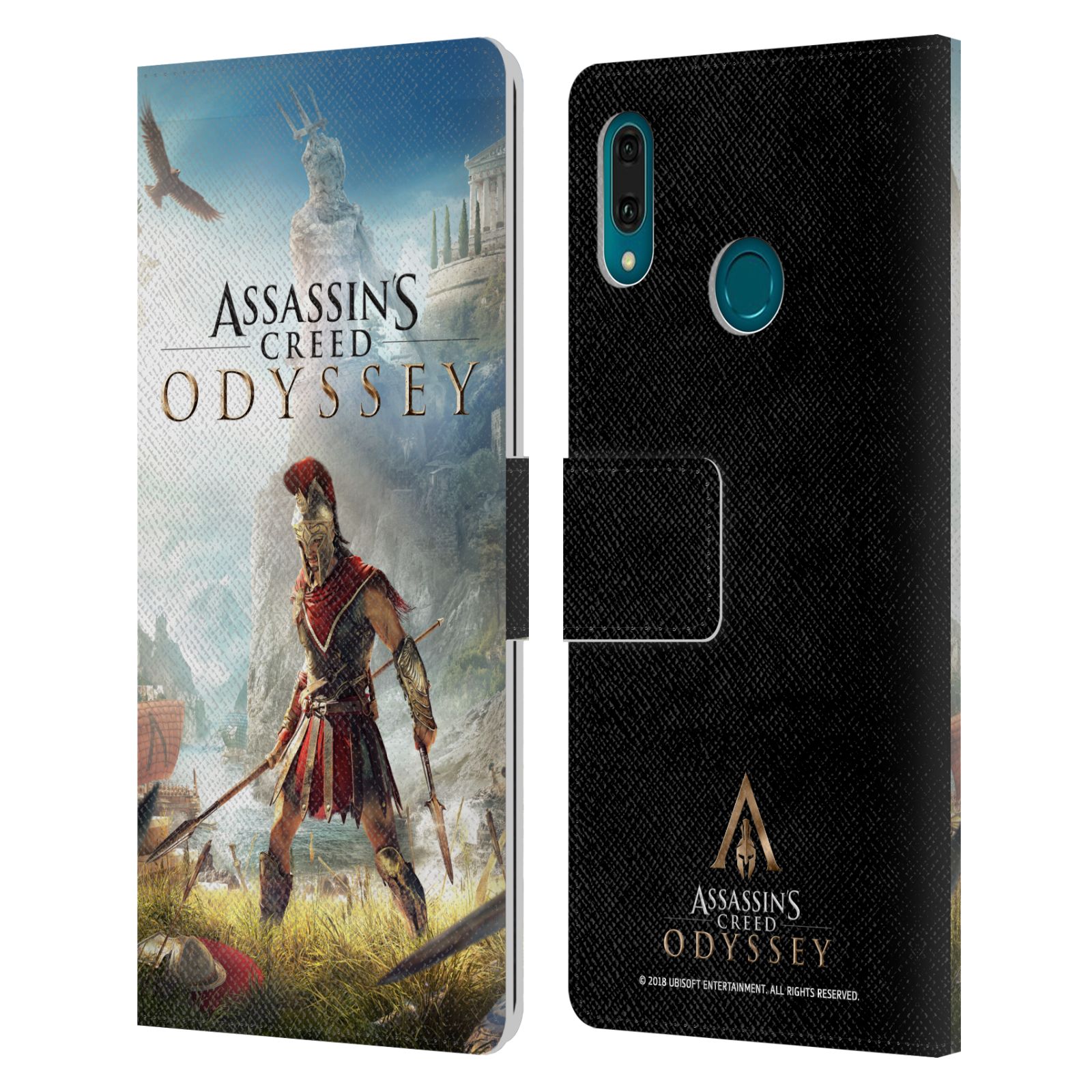 Pouzdro na mobil Huawei Y9 2019 - Head Case - Assassins Creed Odyssey Alexios