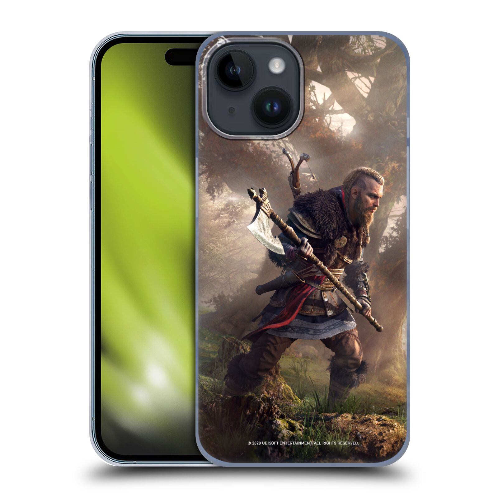 Plastový obal HEAD CASE na mobil Apple Iphone 15  - Assassin's Creed Valhalla - Útok