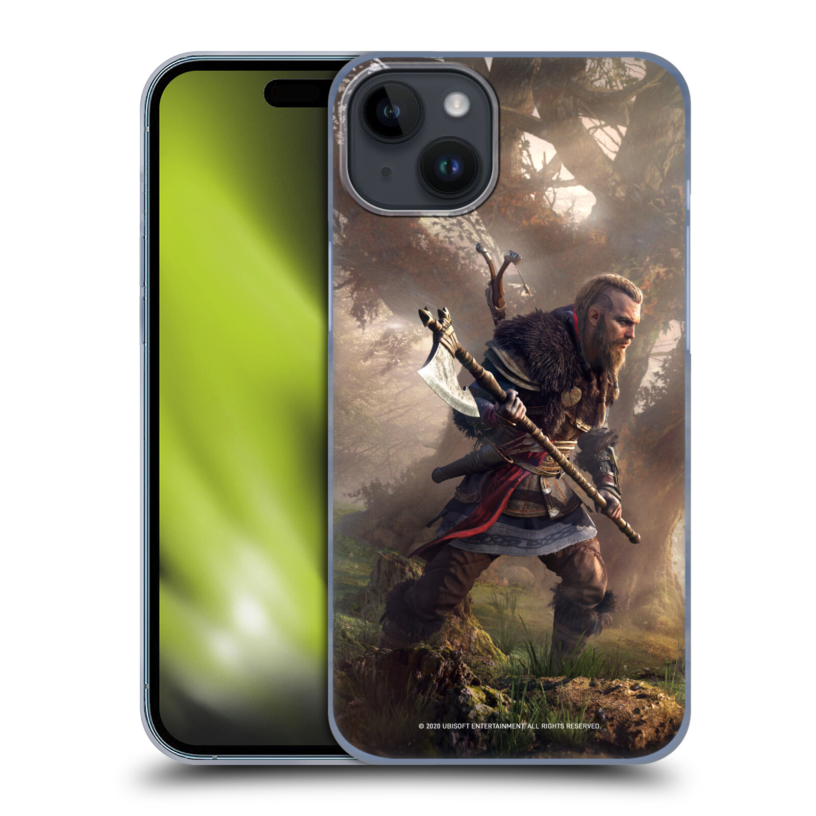 Plastový obal HEAD CASE na mobil Apple Iphone 15 PLUS  - Assassin's Creed Valhalla - Útok