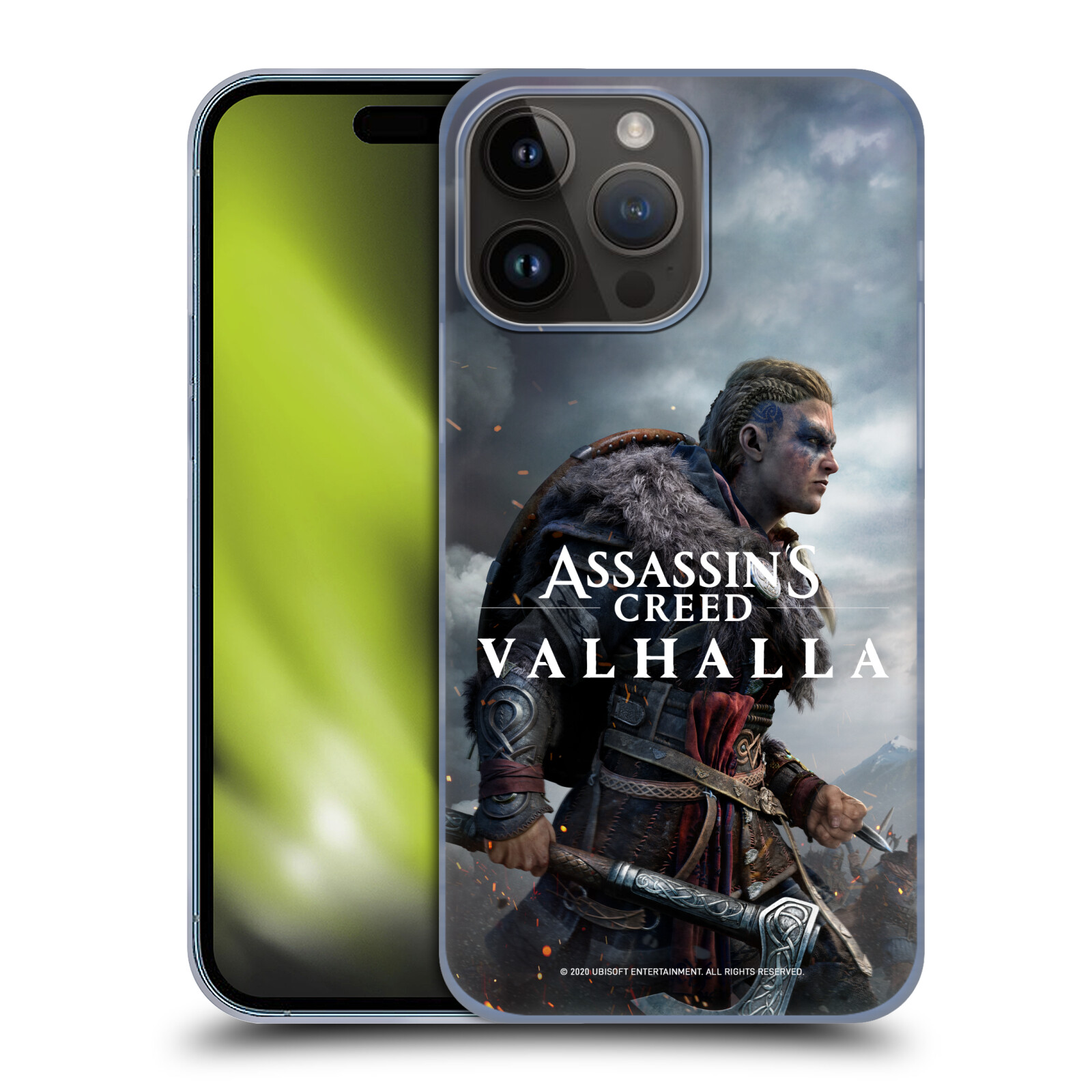 Plastový obal HEAD CASE na mobil Apple Iphone 15 PRO MAX  - Assassin's Creed Valhalla - žena Eivor