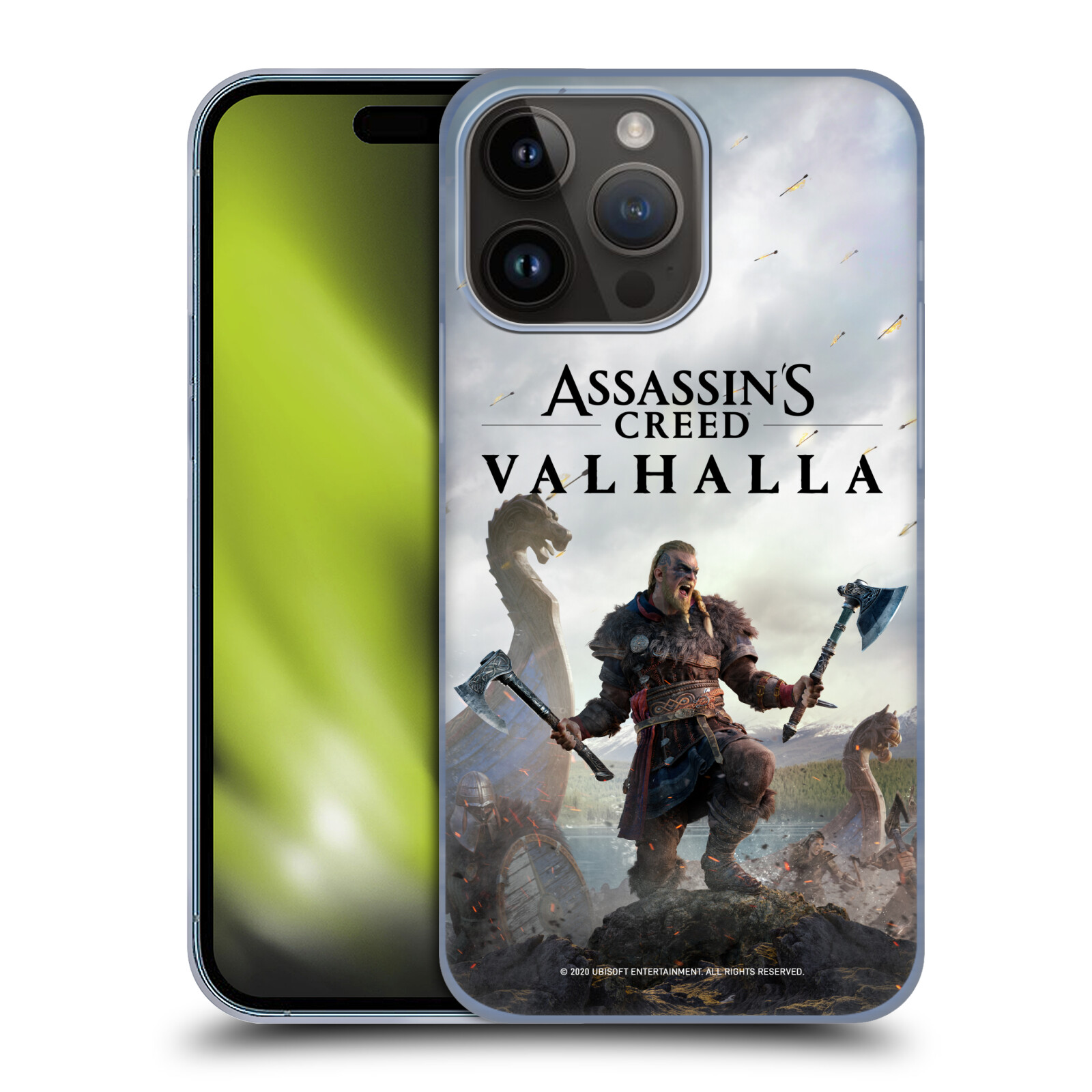 Plastový obal HEAD CASE na mobil Apple Iphone 15 PRO MAX  - Assassin's Creed Valhalla - Bojovník Eivor