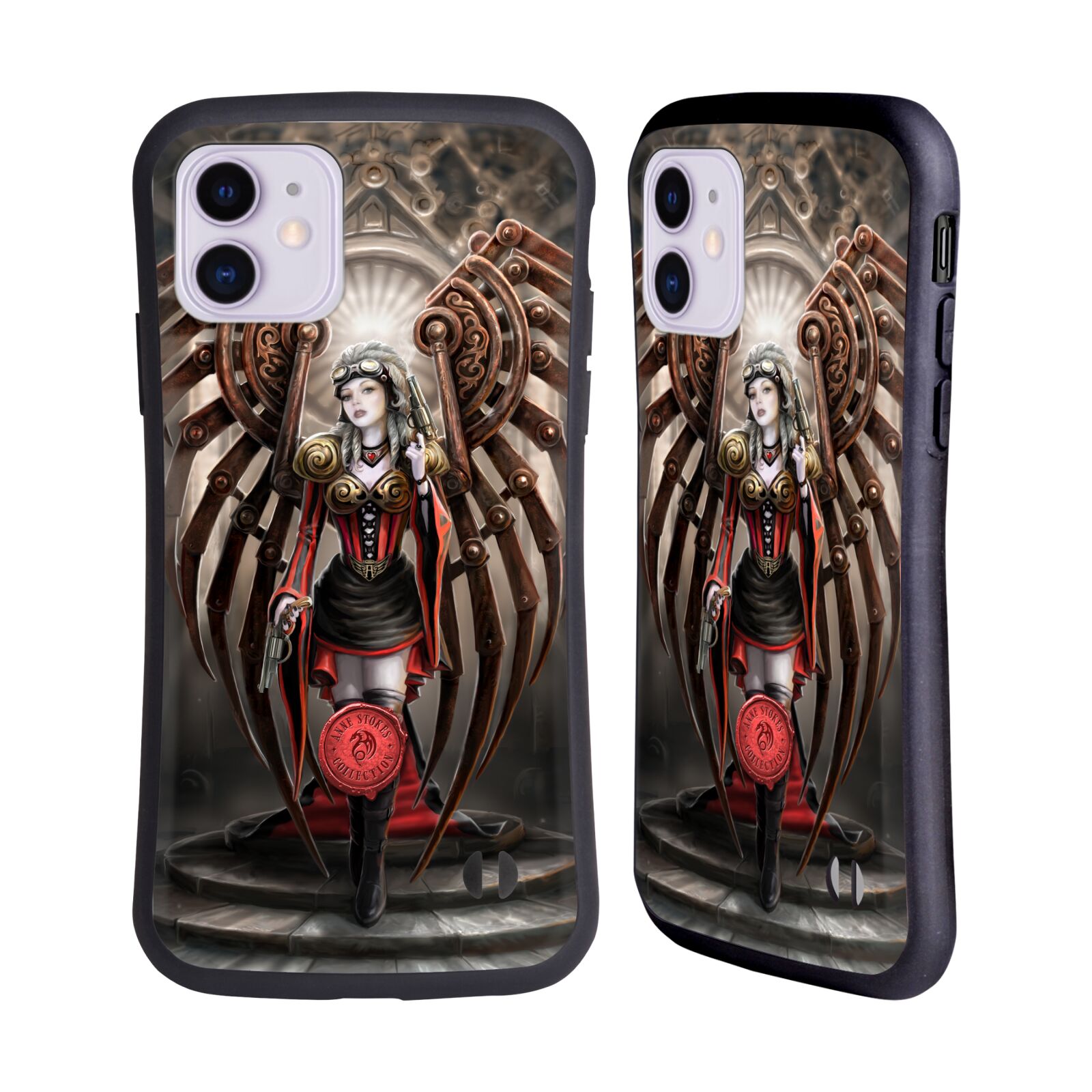Odolný zadní obal pro mobil Apple Iphone 11 - HEAD CASE - Anne Stokes - Steampunk anděl