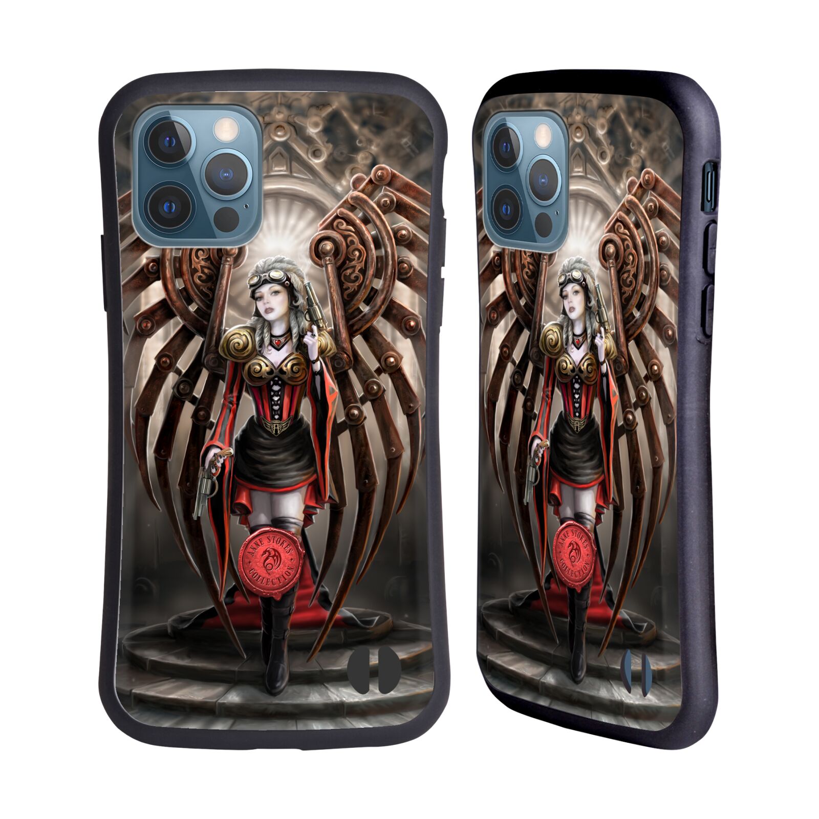Odolný zadní obal pro mobil Apple iPhone 12 / iPhone 12 Pro - HEAD CASE - Anne Stokes - Steampunk anděl