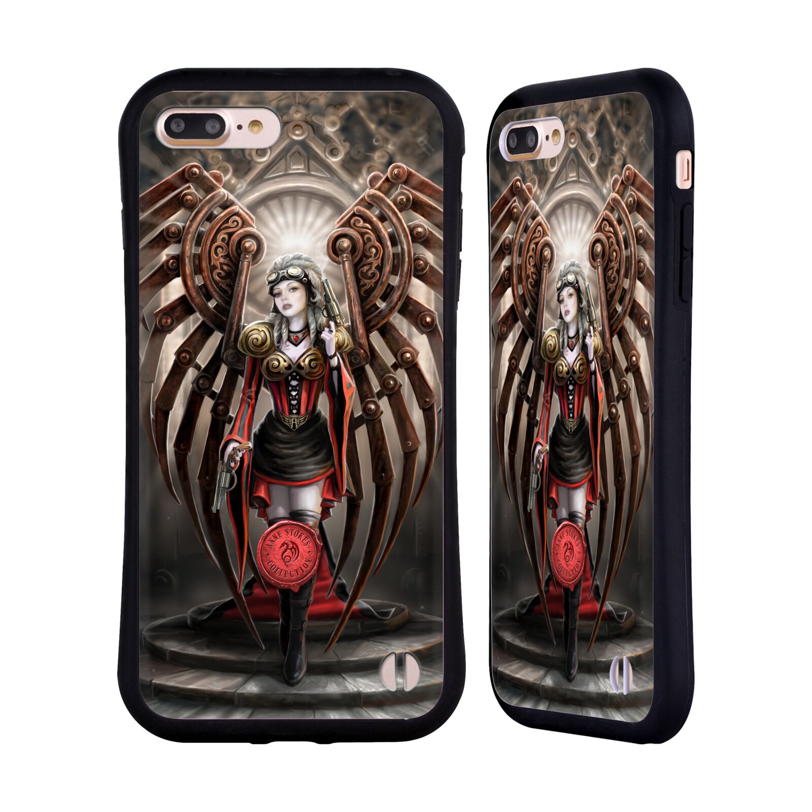 Odolný zadní obal pro mobil Apple Iphone 7+ /  8+ - HEAD CASE - Anne Stokes - Steampunk anděl