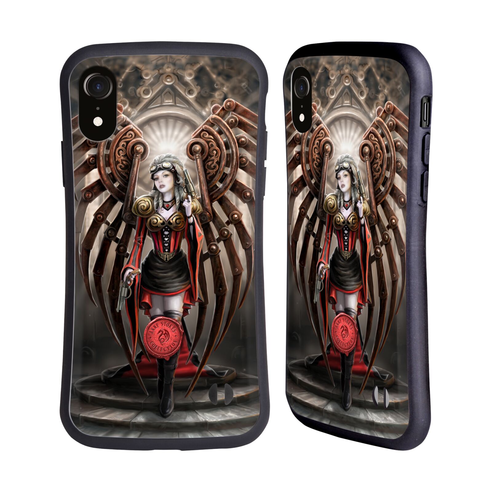 Odolný zadní obal pro mobil Apple Iphone XR - HEAD CASE - Anne Stokes - Steampunk anděl