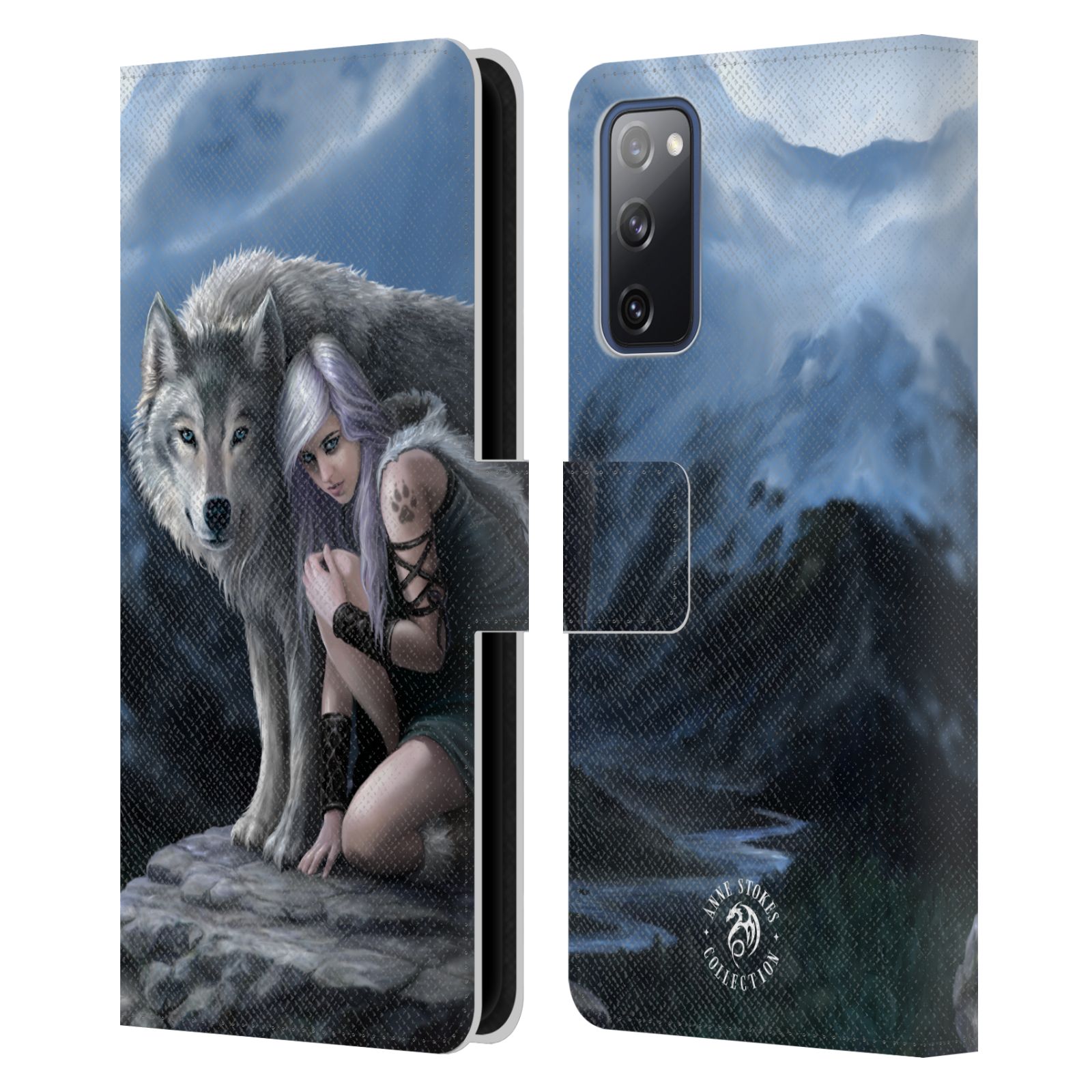 Pouzdro HEAD CASE na mobil Samsung Galaxy S20 FE / S20 FE 5G  fantasy - vlk ochránce