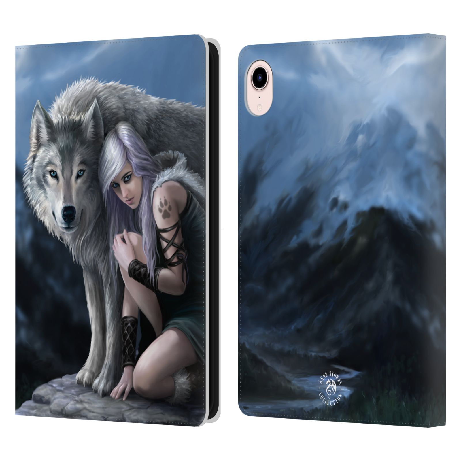 Pouzdro pro tablet Apple Ipad MINI (2021) - HEAD CASE -  fantasy - vlk ochránce
