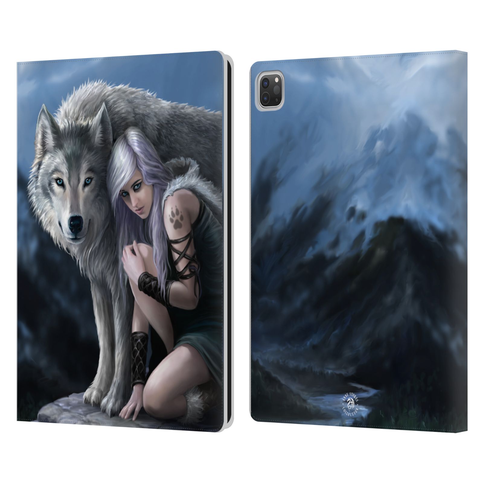 Pouzdro pro tablet Apple Ipad Pro 12.9 - HEAD CASE -  fantasy - vlk ochránce