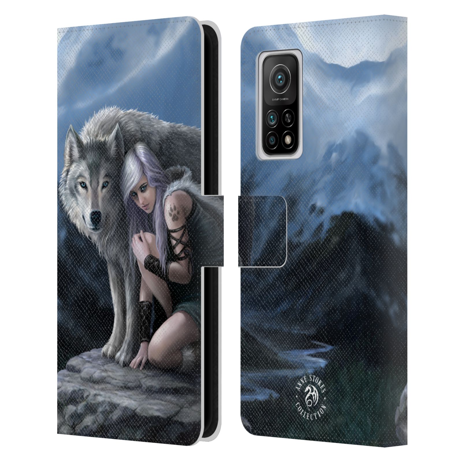 Pouzdro HEAD CASE na mobil Xiaomi Mi 10T / Mi 10T PRO  fantasy - vlk ochránce