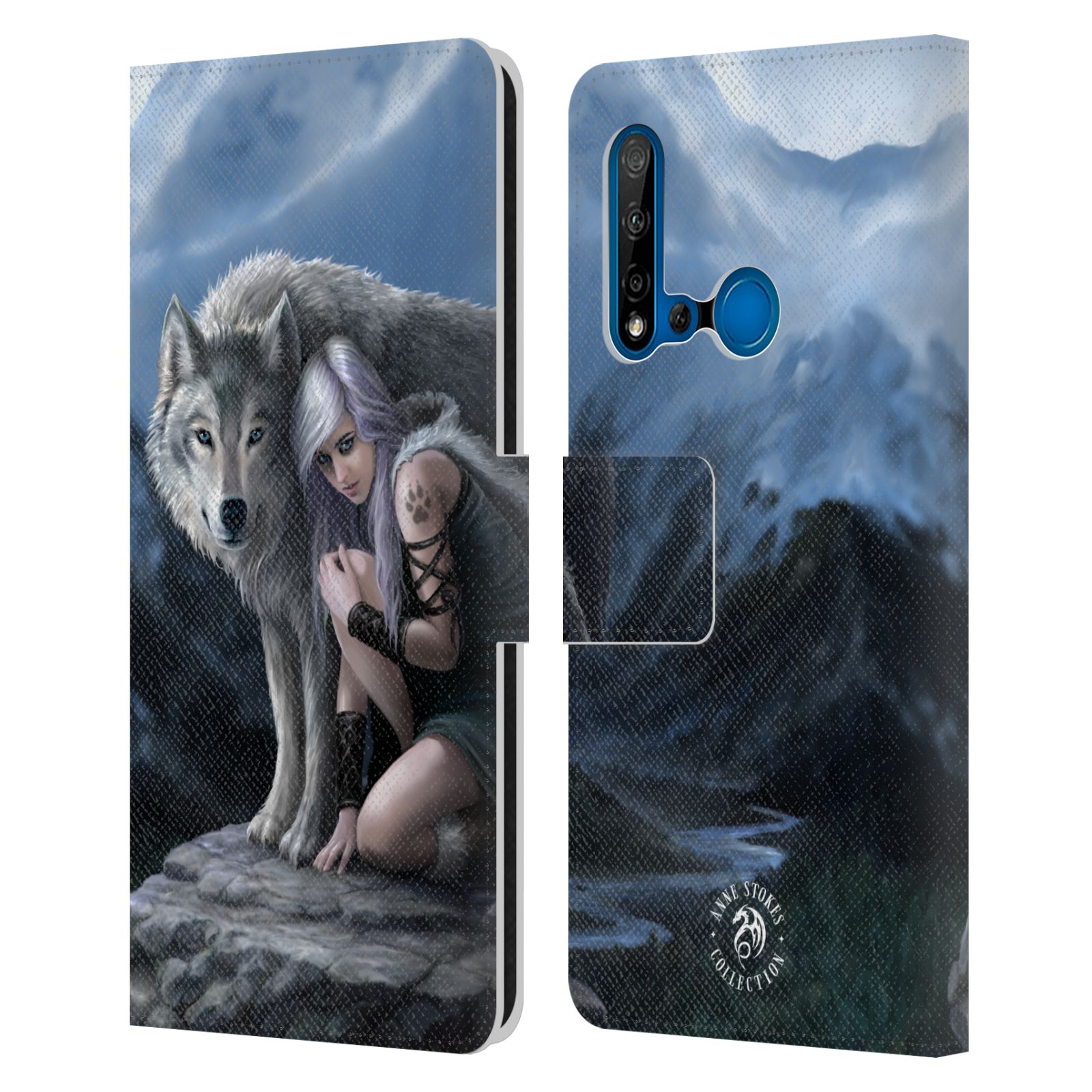 Pouzdro na mobil Huawei P20 LITE 2019 - Head Case - fantasy - vlk ochránce
