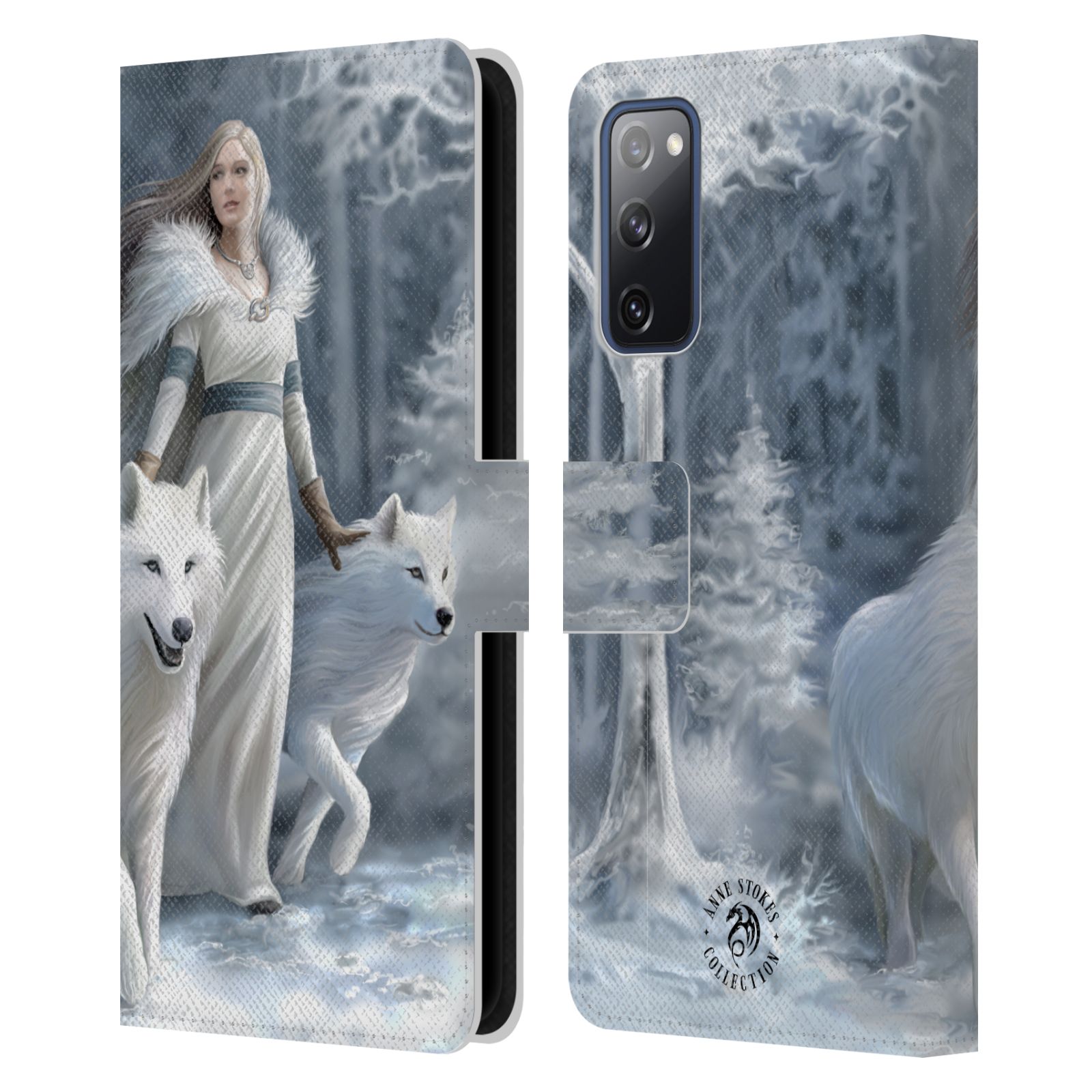 Pouzdro HEAD CASE na mobil Samsung Galaxy S20 FE / S20 FE 5G  fantasy - vlk zimní stráž