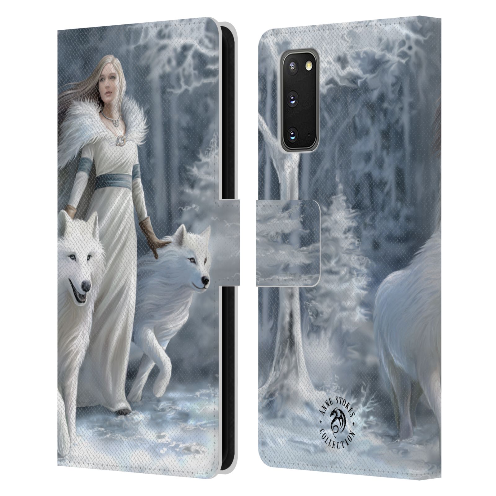 Pouzdro na mobil Samsung Galaxy S20 - Head Case - fantasy - vlk zimní stráž