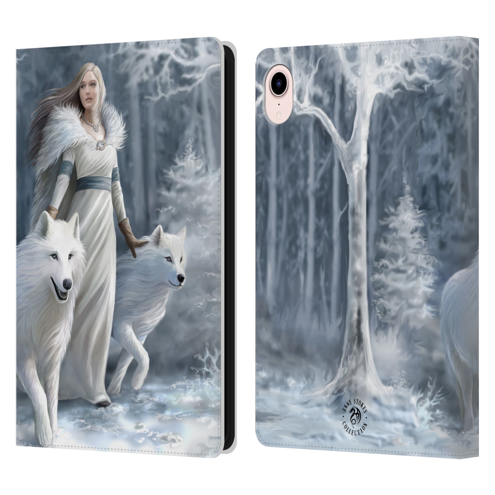 Pouzdro pro tablet Apple Ipad MINI (2021) - HEAD CASE -  fantasy - vlk zimní stráž