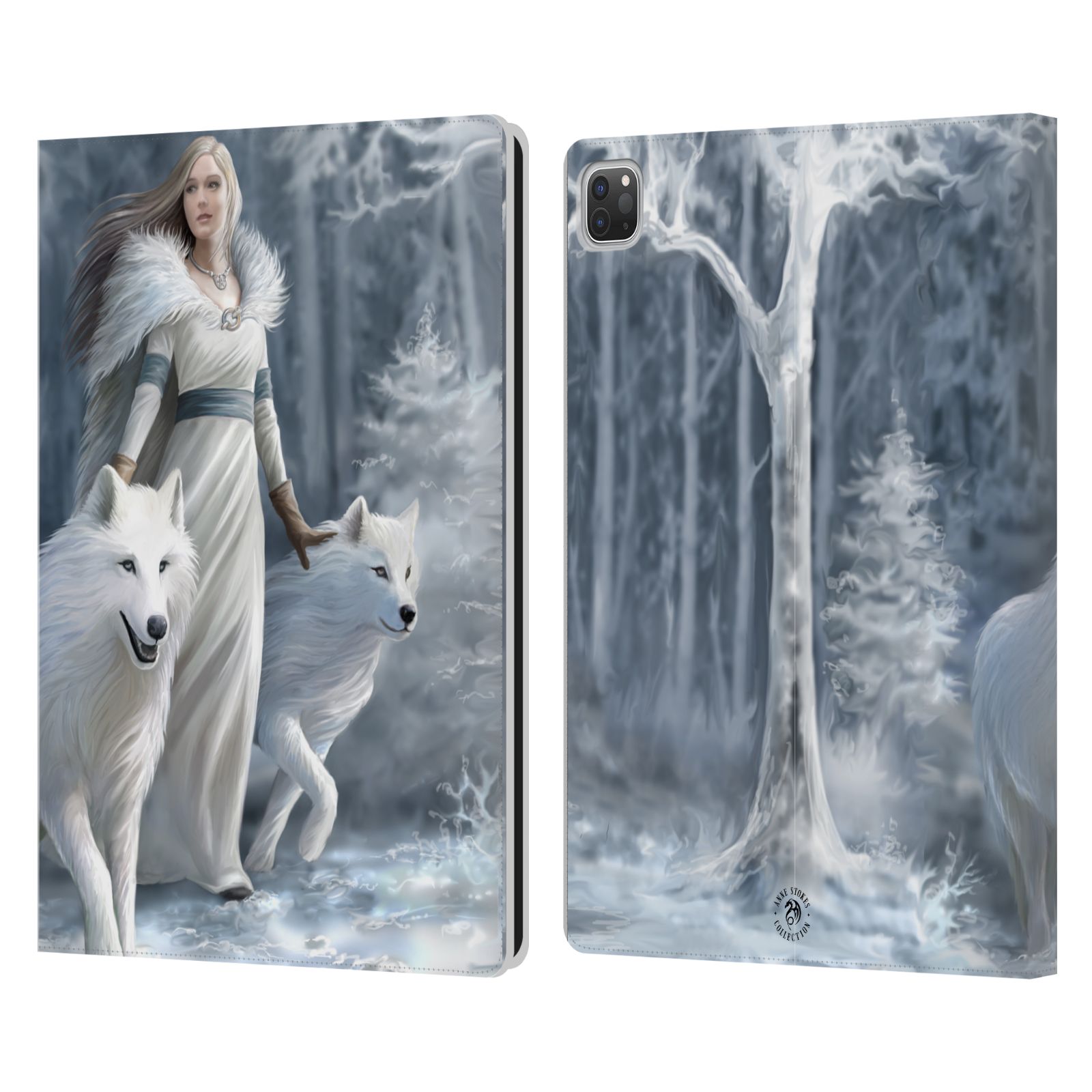Pouzdro pro tablet Apple Ipad Pro 12.9 - HEAD CASE -  fantasy - vlk zimní stráž