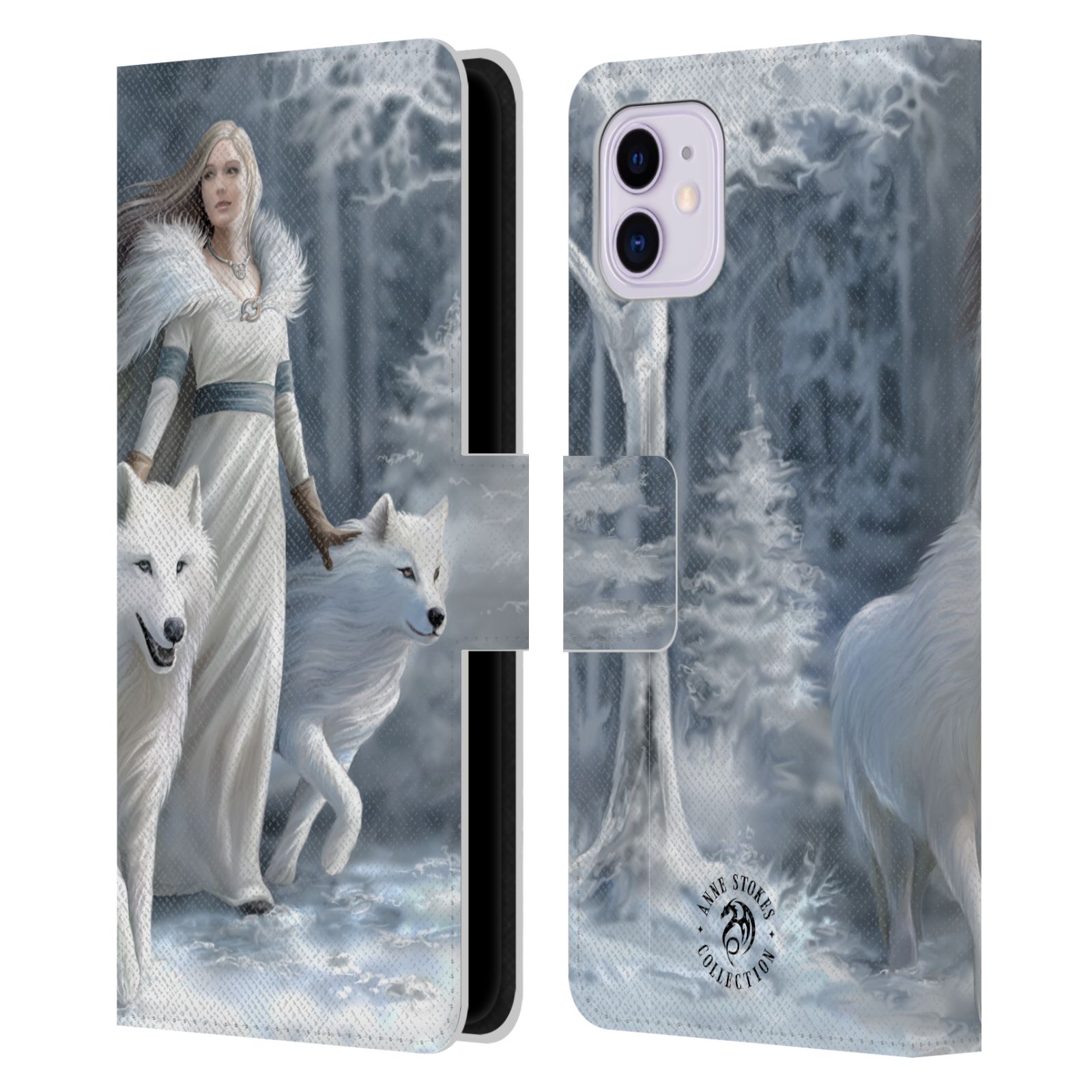 Pouzdro na mobil Apple Iphone 11 - Head Case - fantasy - vlk zimní stráž