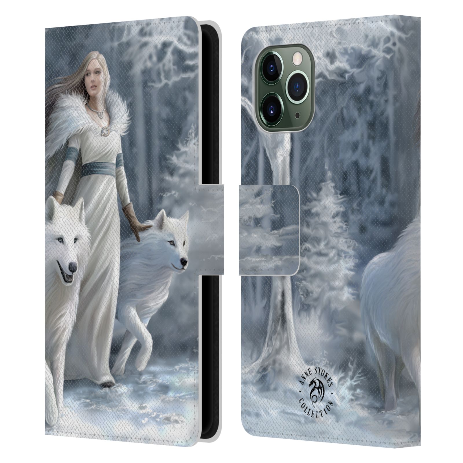 Pouzdro na mobil Apple Iphone 11 PRO - Head Case - fantasy - vlk zimní stráž