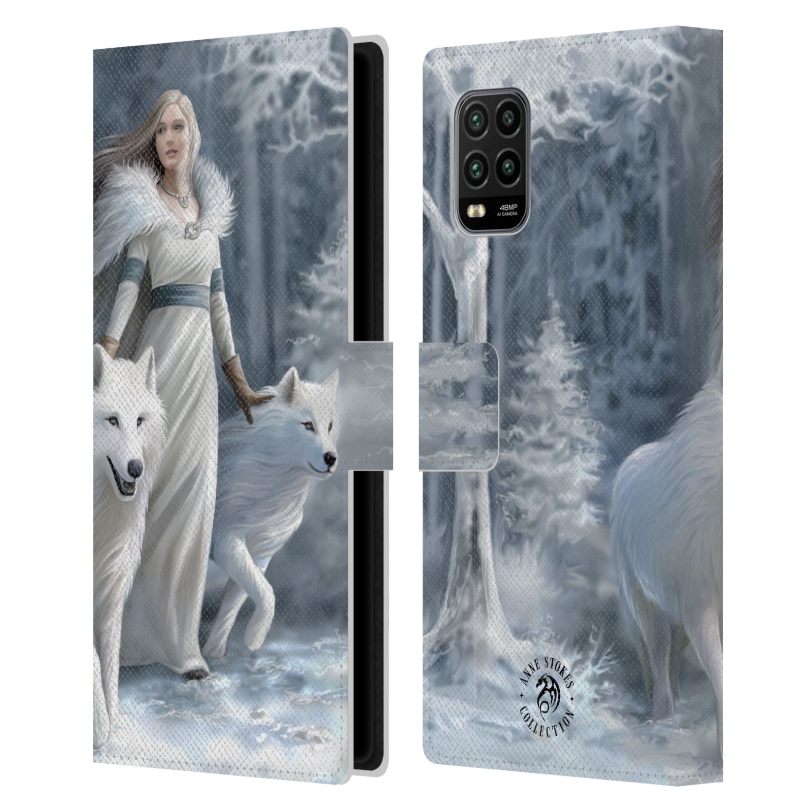 Pouzdro na mobil Xiaomi Mi 10 LITE - Head Case - fantasy - vlk zimní stráž