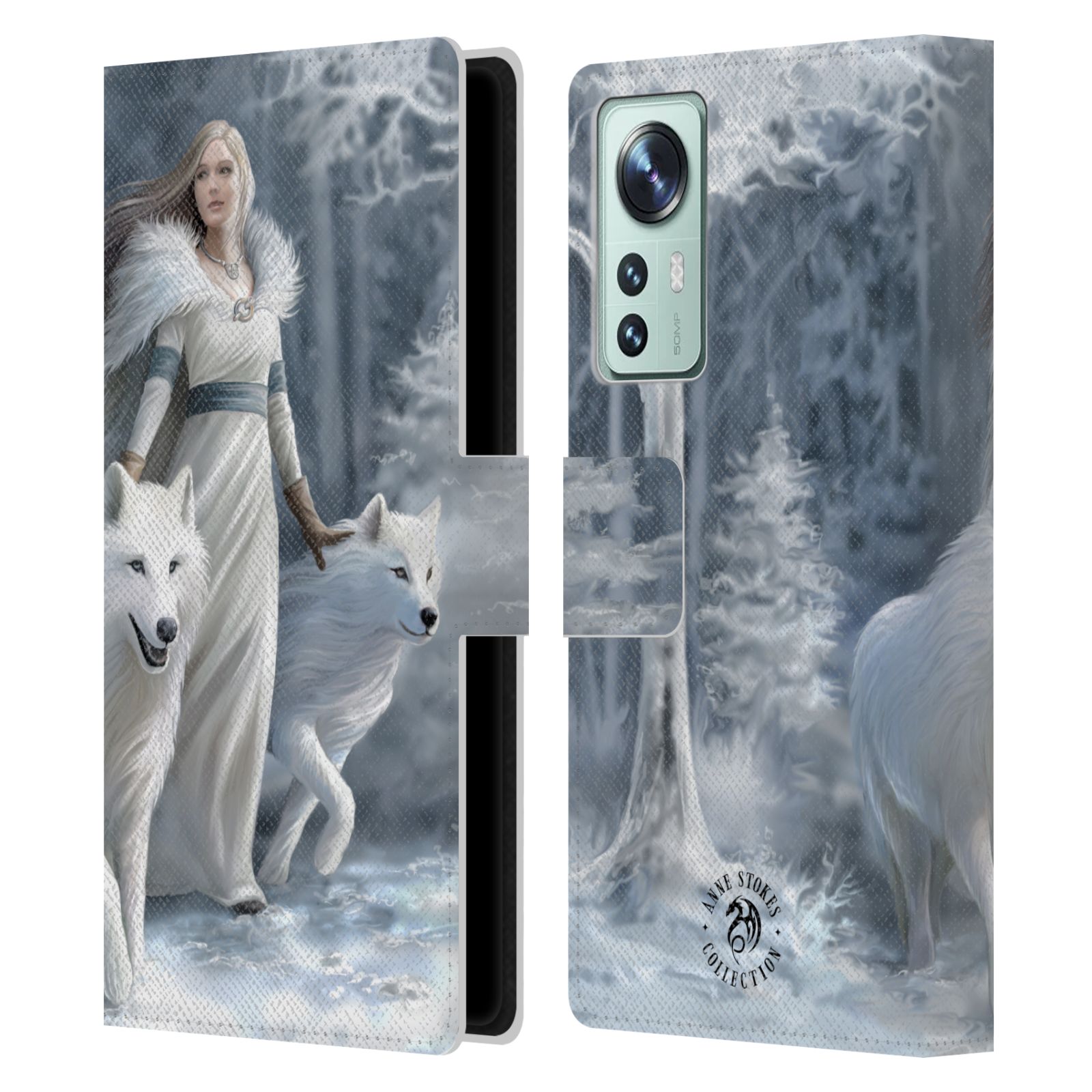 Pouzdro HEAD CASE na mobil Xiaomi 12  fantasy - vlk zimní stráž