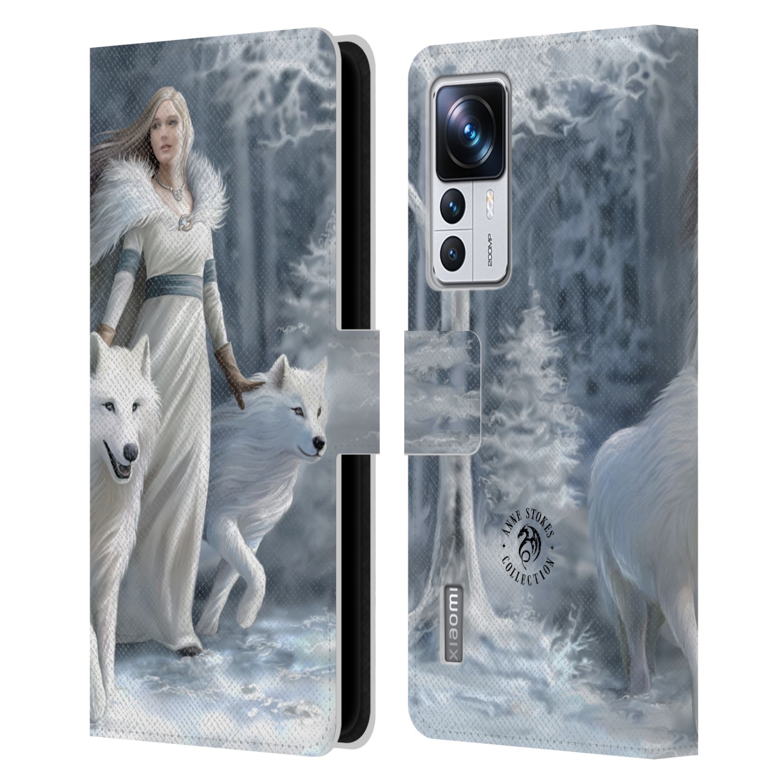 Pouzdro HEAD CASE na mobil Xiaomi 12T PRO  fantasy - vlk zimní stráž