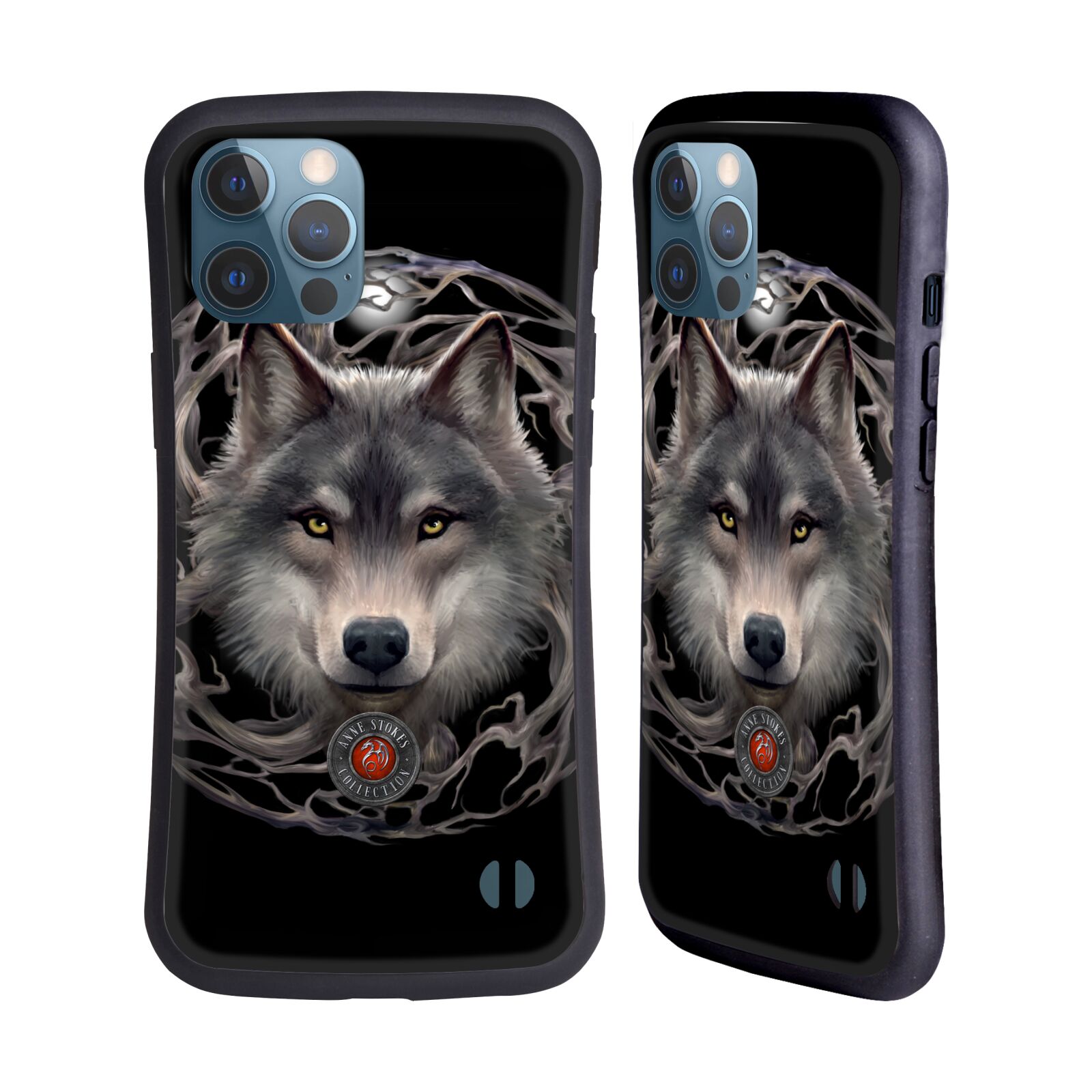Odolný zadní obal pro mobil Apple iPhone 12 PRO MAX - HEAD CASE - Anne Stokes - Noční vlk