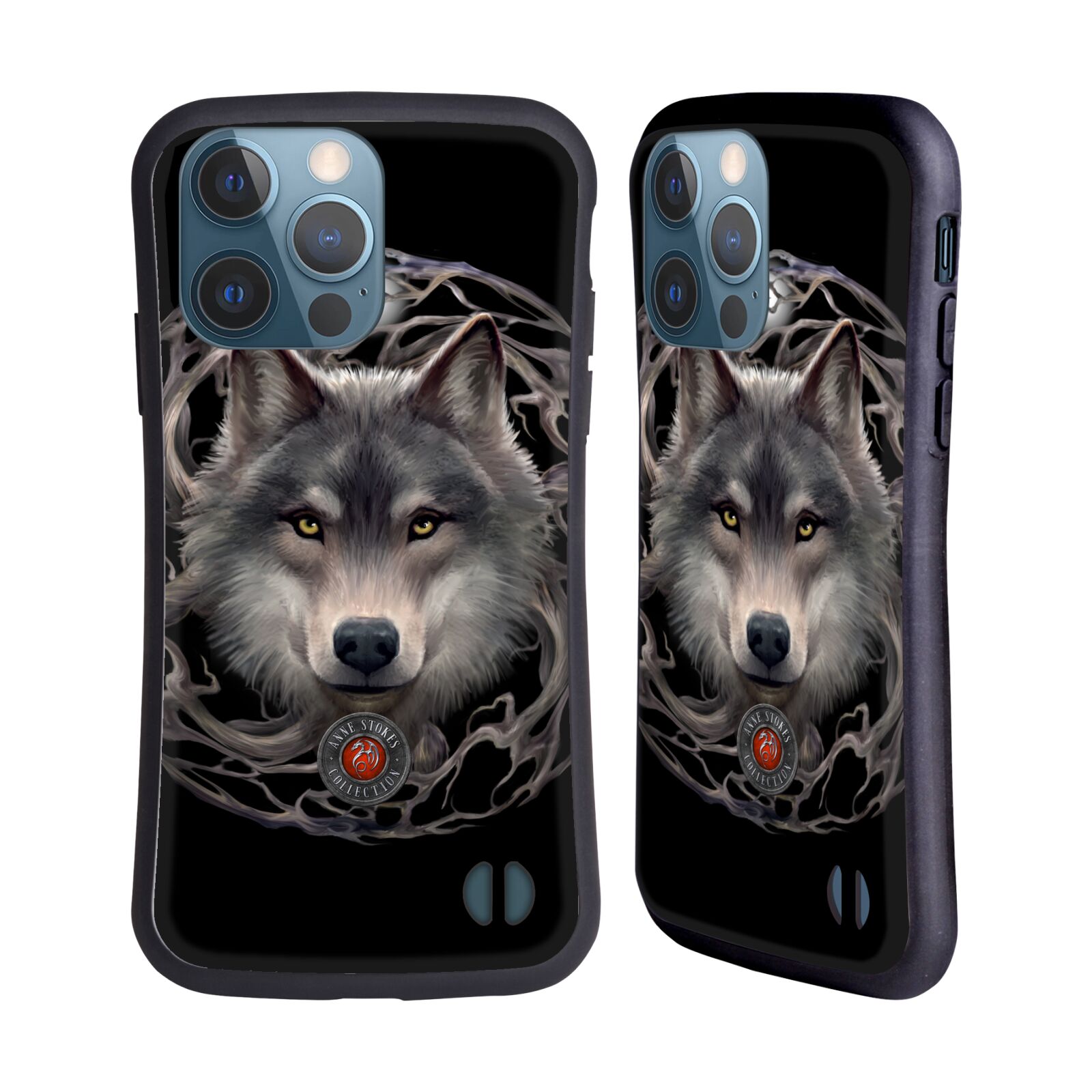 Odolný zadní obal pro mobil Apple iPhone 13 PRO - HEAD CASE - Anne Stokes - Noční vlk