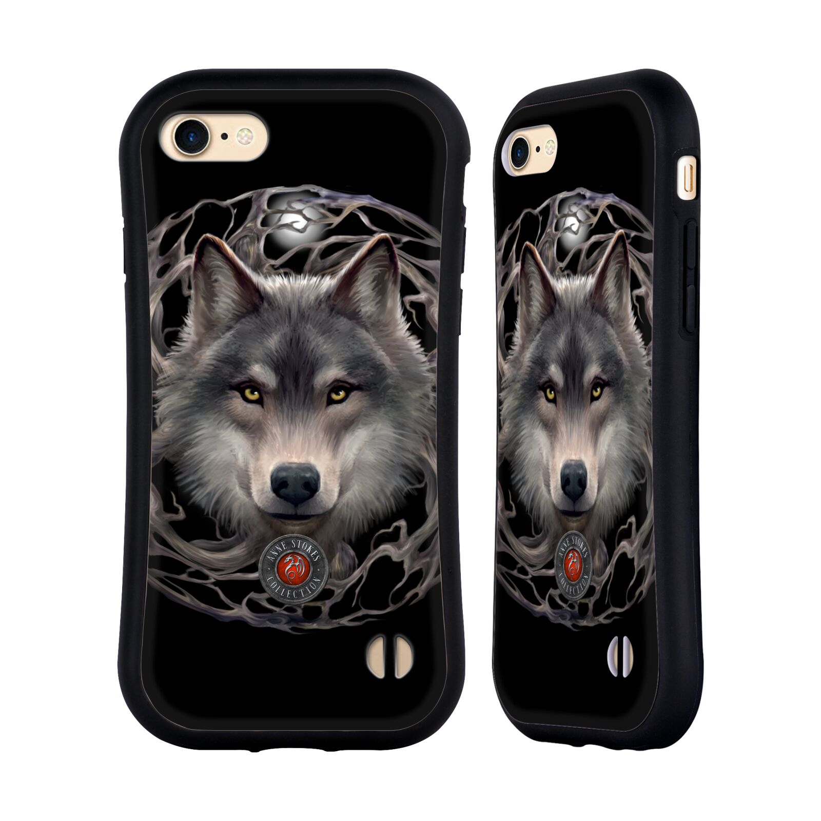 Odolný zadní obal pro mobil Apple Iphone 7/8/SE2020 - HEAD CASE - Anne Stokes - Noční vlk