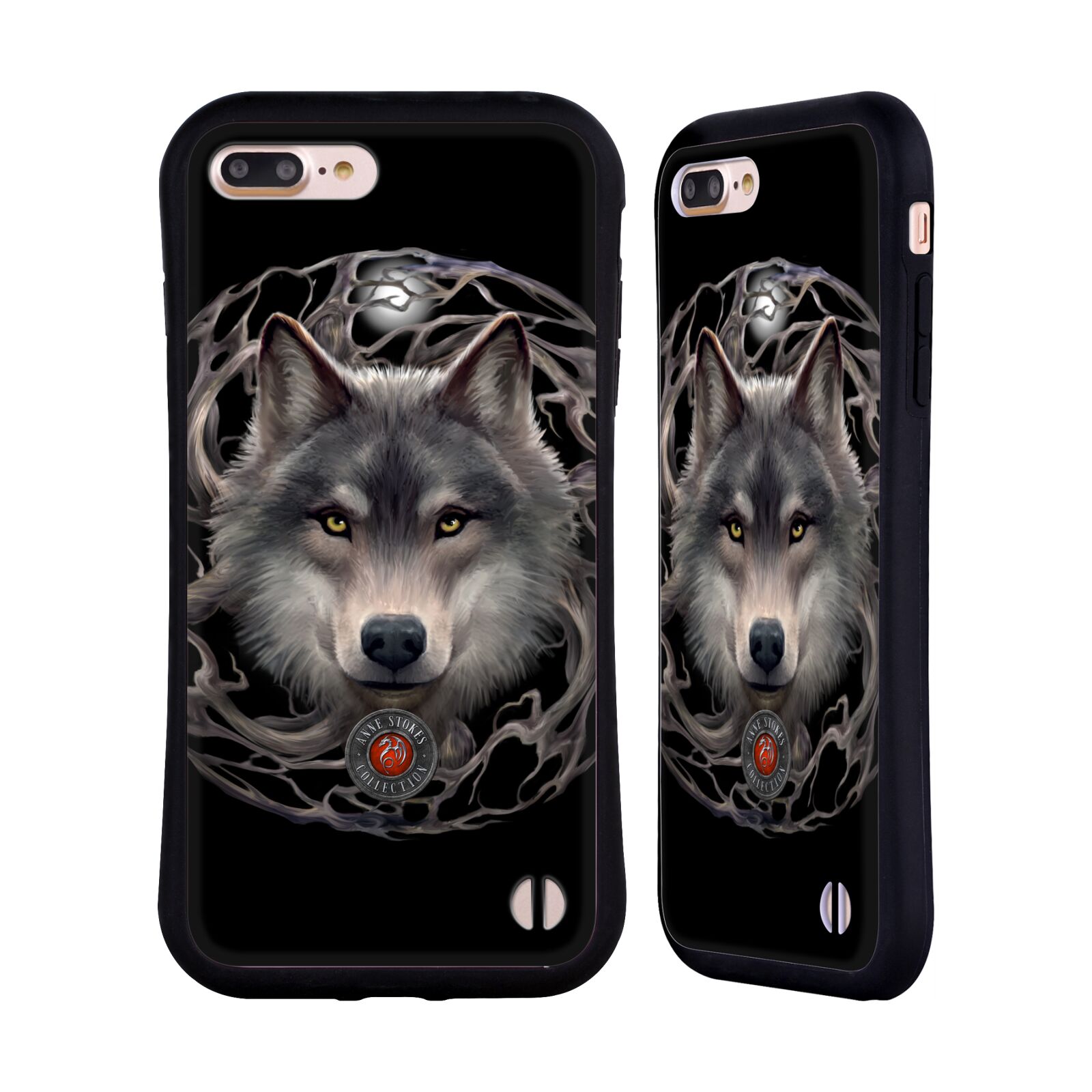 Odolný zadní obal pro mobil Apple Iphone 7+ /  8+ - HEAD CASE - Anne Stokes - Noční vlk