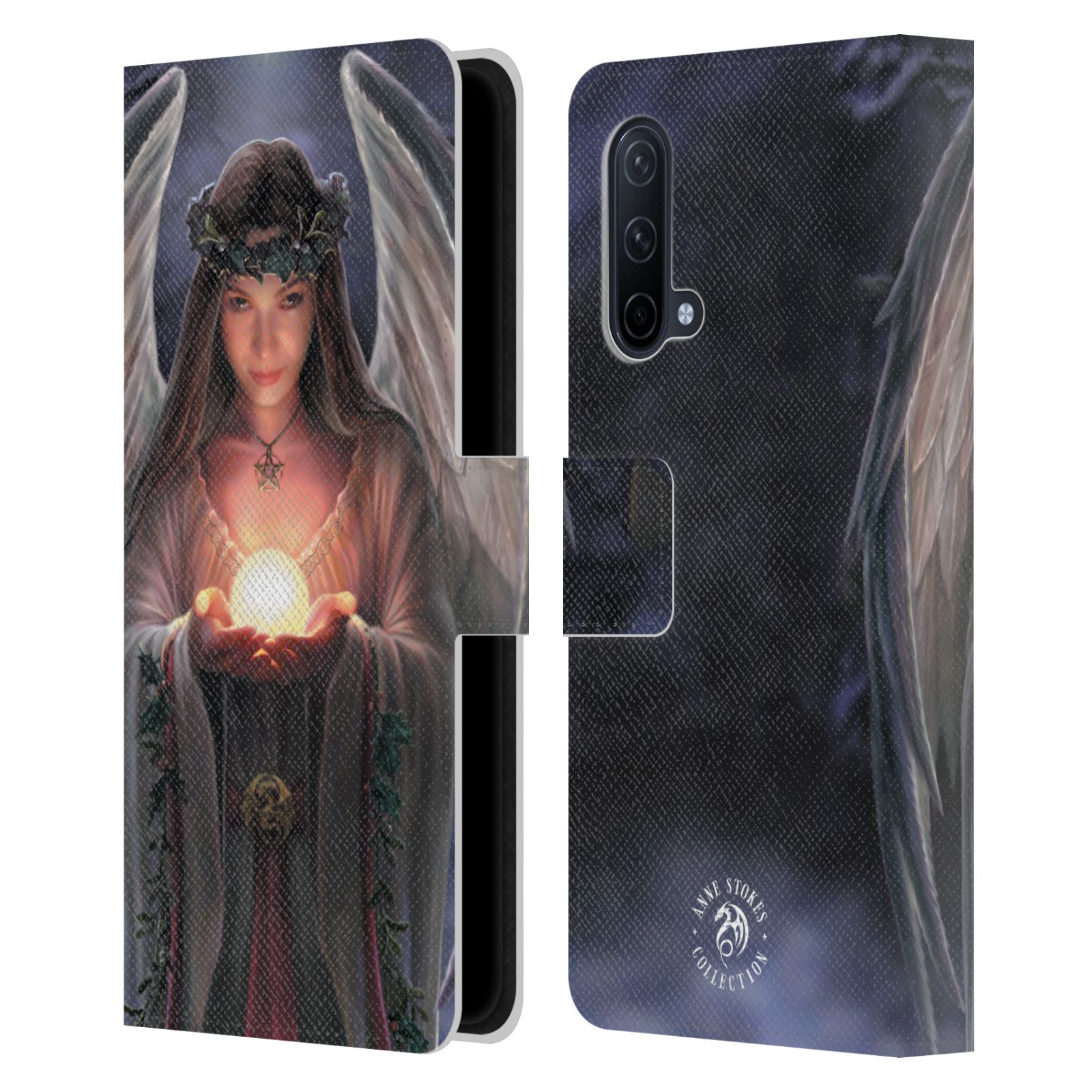 Pouzdro na mobil OnePlus Nord CE 5G - HEAD CASE - Anne Stokes - Anděl Yule
