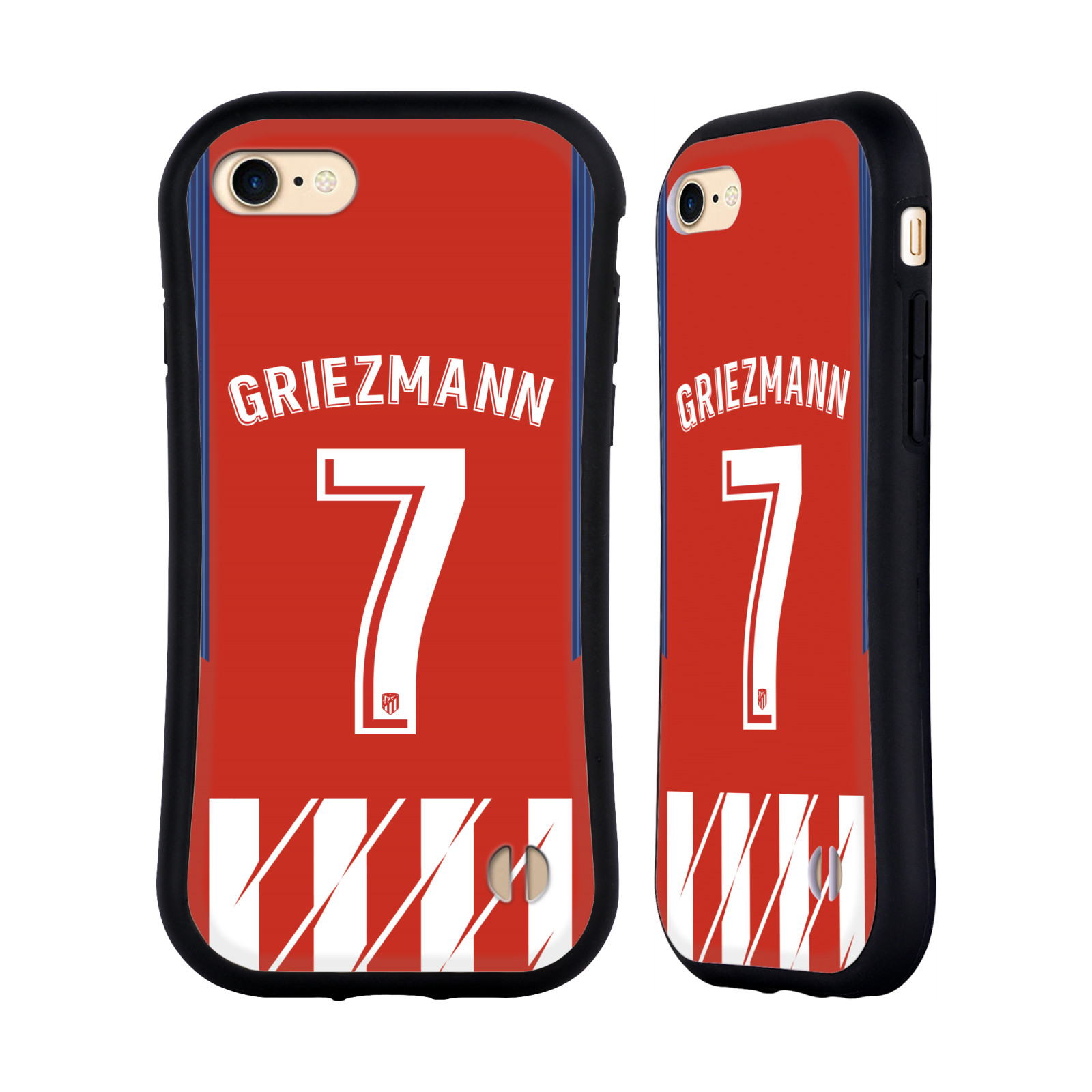 HEAD CASE odolný obal na mobil Apple Iphone 8 Fotbalový klub Atlético Madrid dres Antoine Griezmann