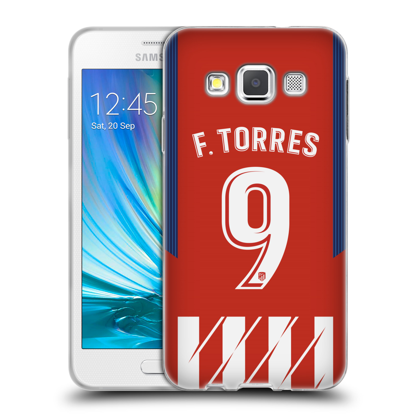 HEAD CASE silikonový obal na mobil Samsung Galaxy A3 (A300) Fotbalový klub Atlético Madrid dres Fernando Torres