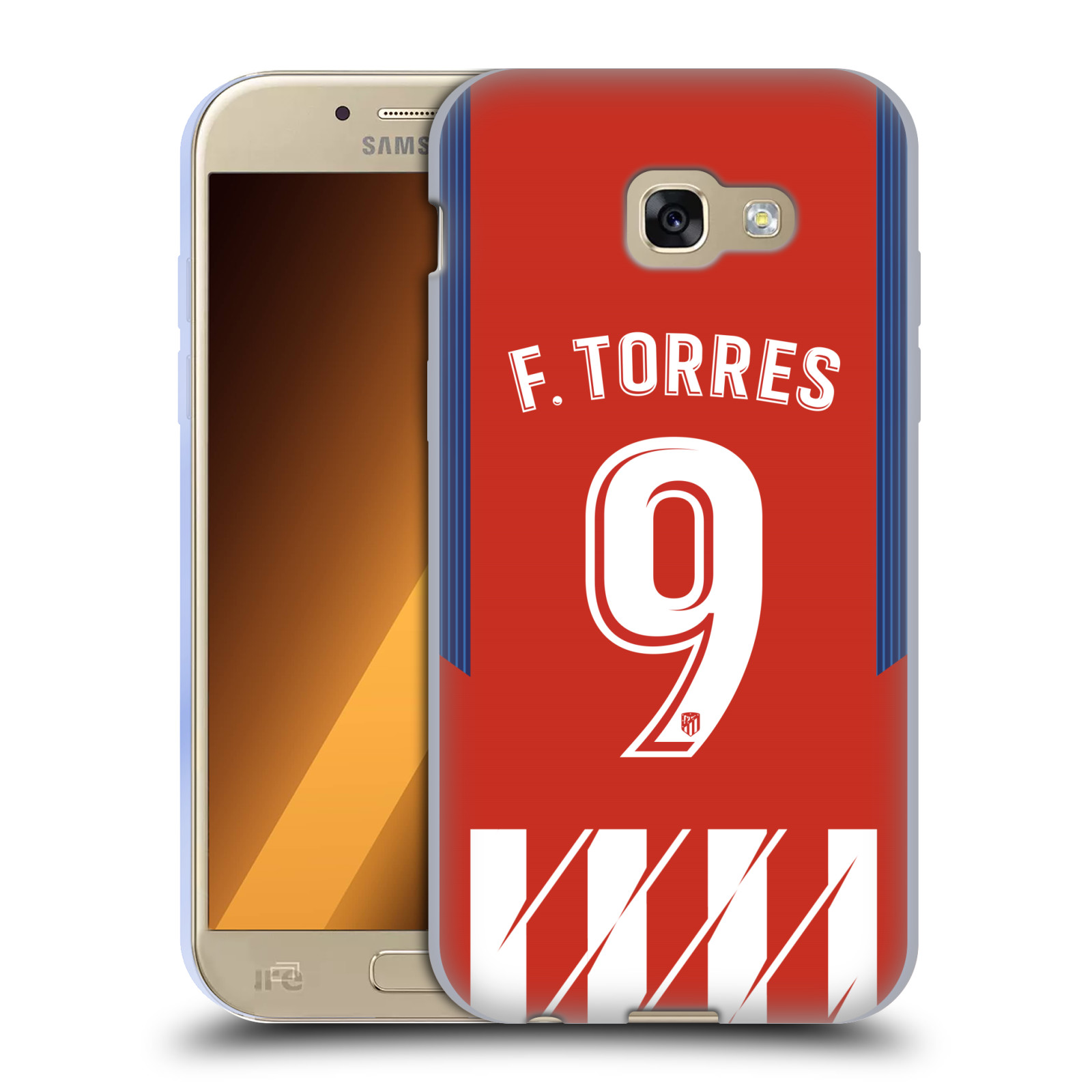 HEAD CASE silikonový obal na mobil Samsung Galaxy A5 2017 (A520) Fotbalový klub Atlético Madrid dres Fernando Torres