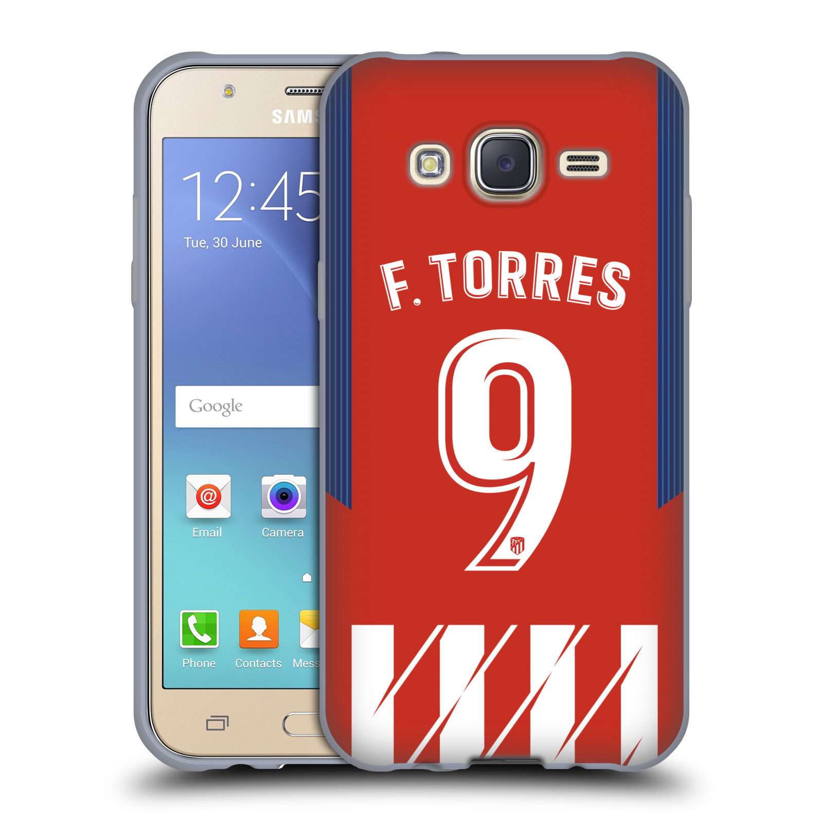 HEAD CASE silikonový obal na mobil Samsung Galaxy J5 2015 (J500) Fotbalový klub Atlético Madrid dres Fernando Torres