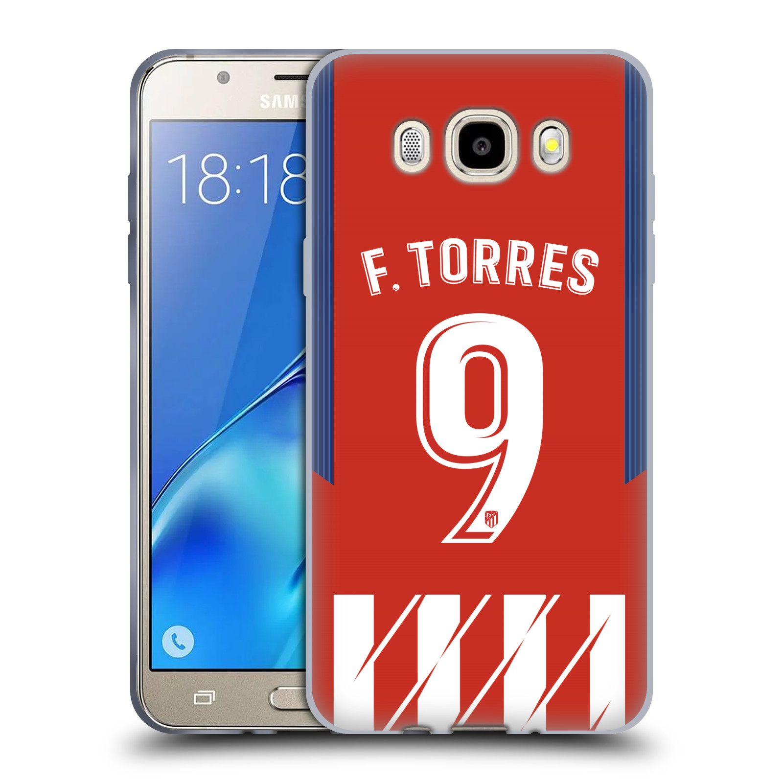 HEAD CASE silikonový obal na mobil Samsung Galaxy J5 2016 (J510) Fotbalový klub Atlético Madrid dres Fernando Torres