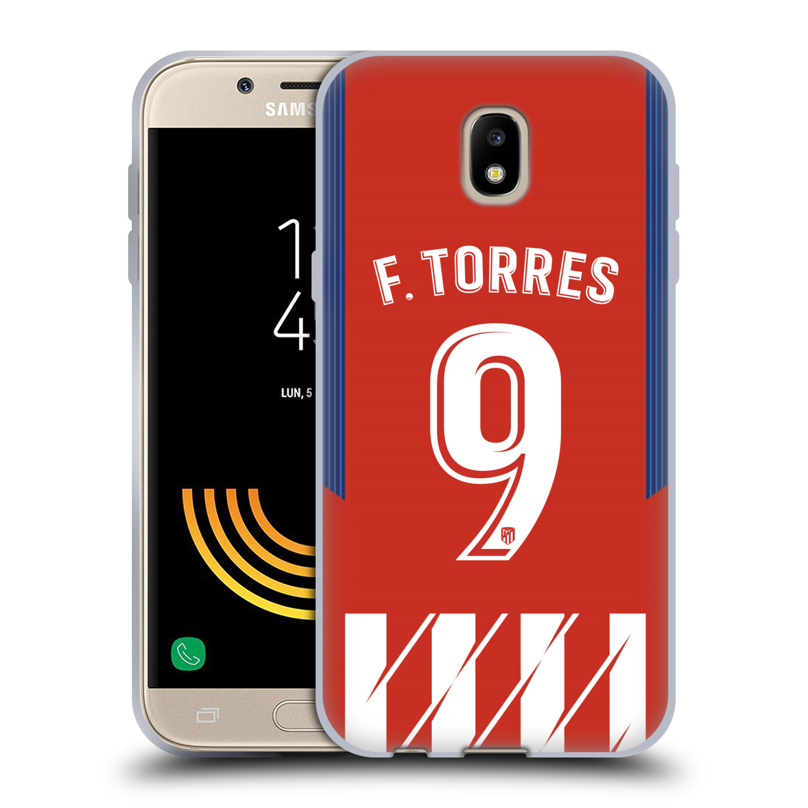 HEAD CASE silikonový obal na mobil Samsung Galaxy J5 2017 Fotbalový klub Atlético Madrid dres Fernando Torres