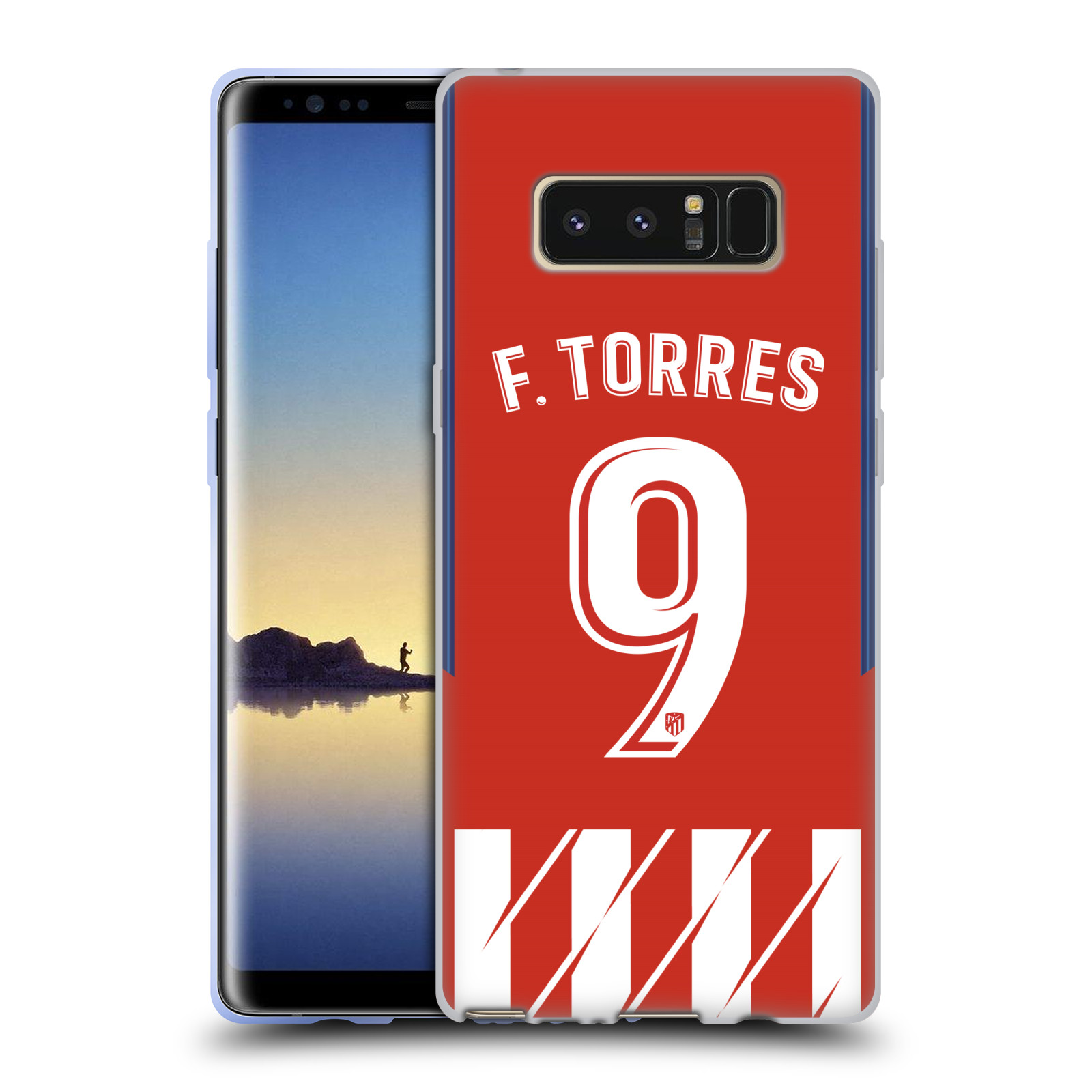 HEAD CASE silikonový obal na mobil Samsung Galaxy Note 8 Fotbalový klub Atlético Madrid dres Fernando Torres