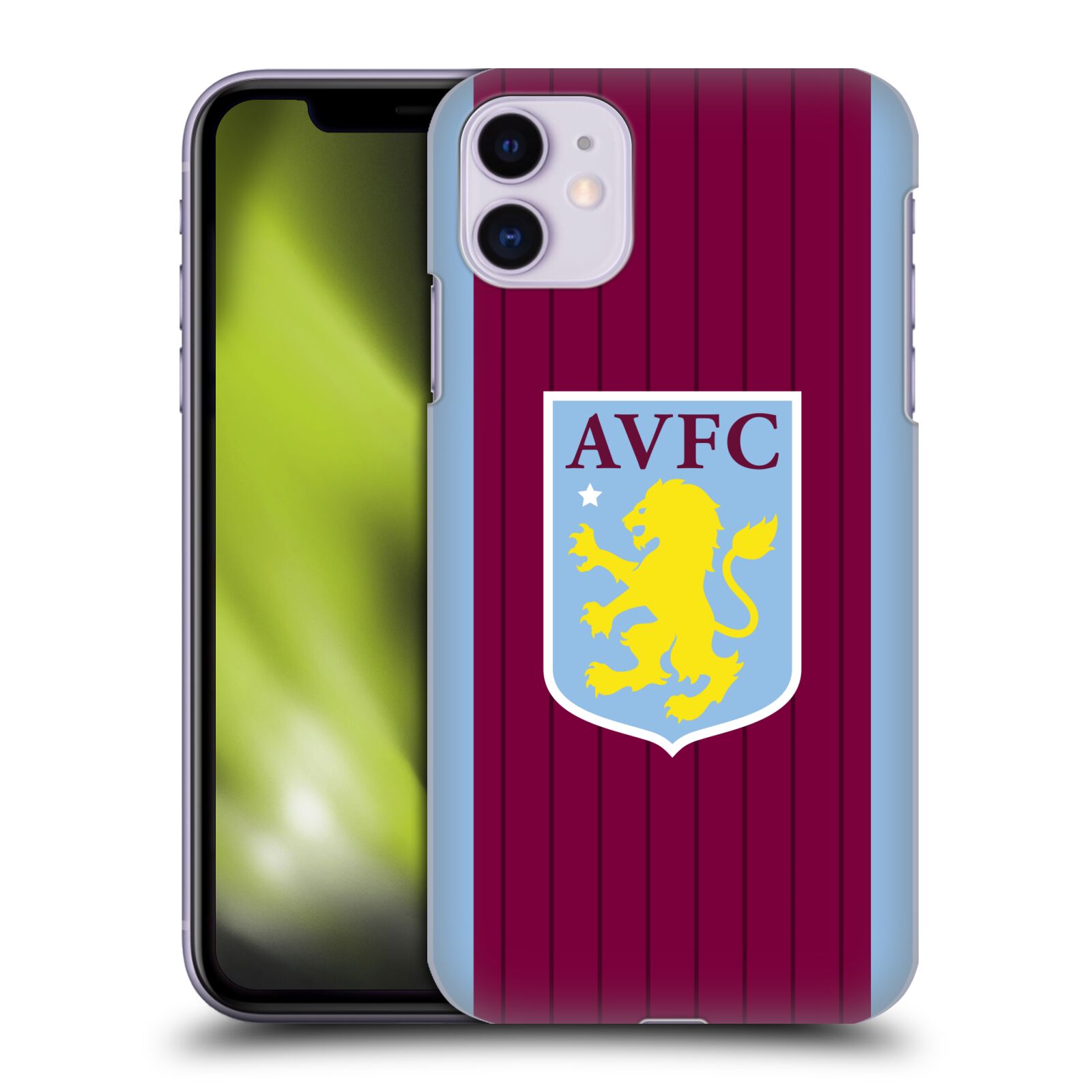 Zadní obal pro mobil Apple Iphone 11 - HEAD CASE - Fotbalový klub - Aston Villa - domácí