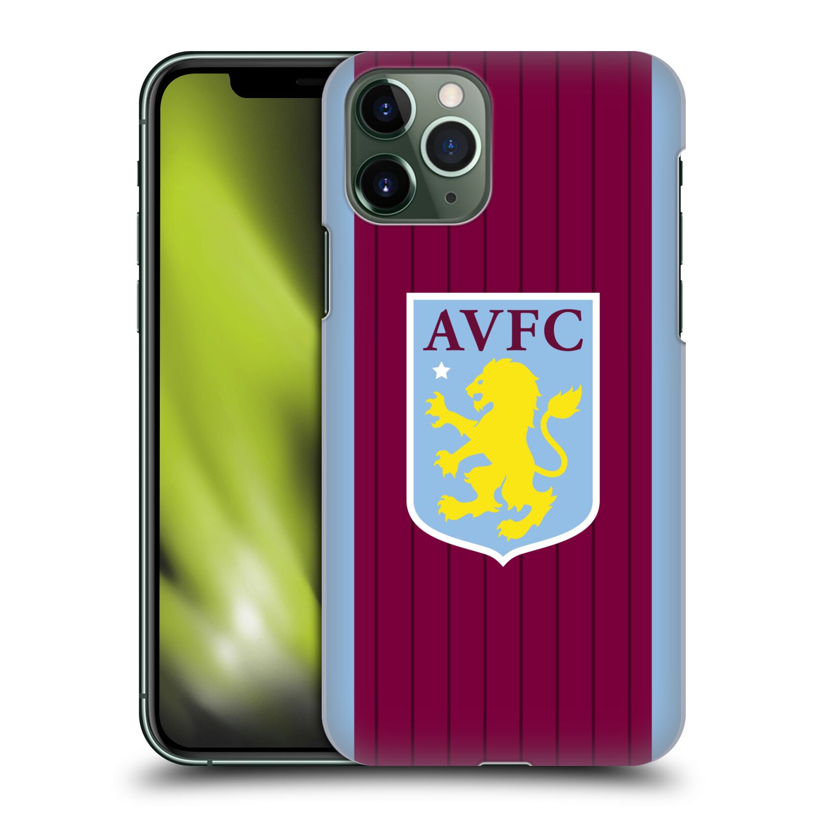 Zadní obal pro mobil Apple Iphone 11 PRO - HEAD CASE - Fotbalový klub - Aston Villa - domácí