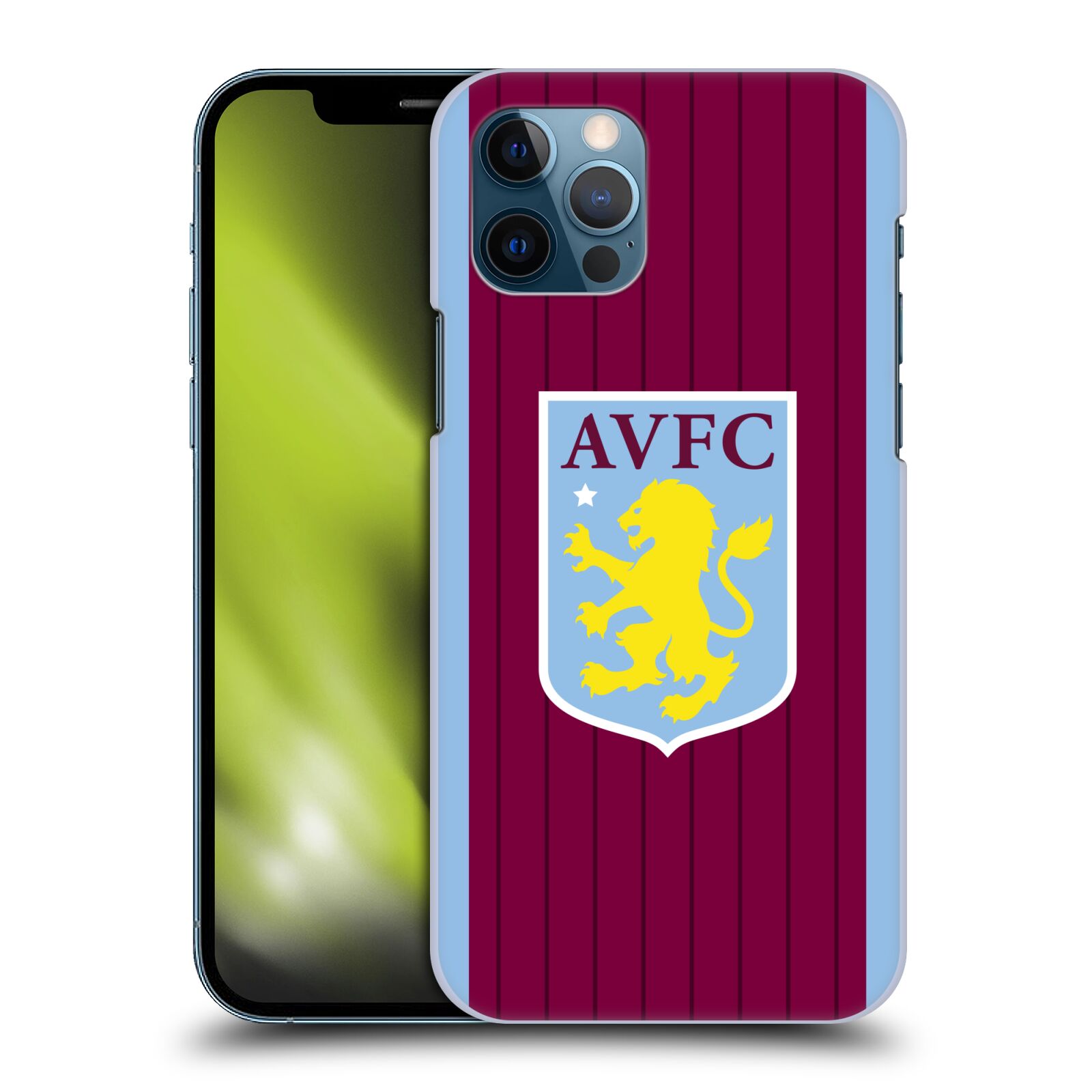 Zadní obal pro mobil Apple iPhone 12 / iPhone 12 Pro - HEAD CASE - Fotbalový klub - Aston Villa - domácí