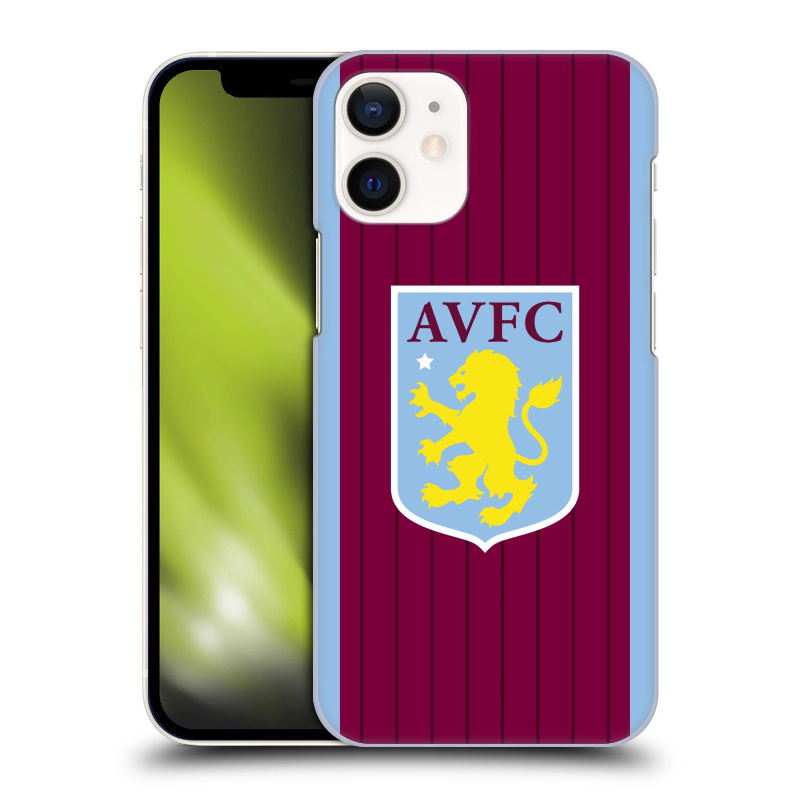 Zadní obal pro mobil Apple iPhone 12 MINI - HEAD CASE - Fotbalový klub - Aston Villa - domácí