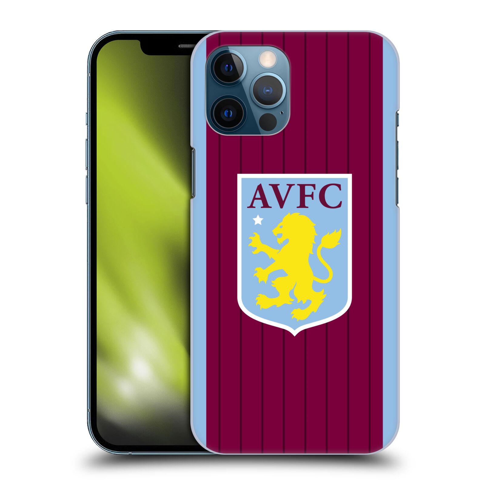 Zadní obal pro mobil Apple iPhone 12 PRO MAX - HEAD CASE - Fotbalový klub - Aston Villa - domácí