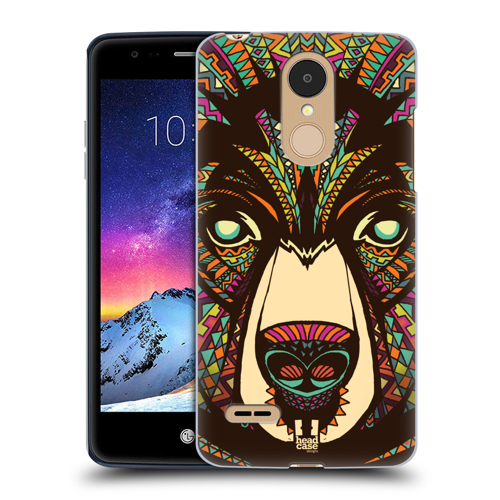 HEAD CASE plastový obal na mobil LG K9 / K8 2018 vzor Aztécký motiv zvíře medvěd