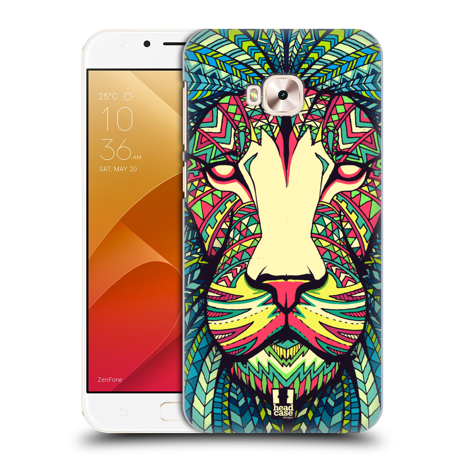 HEAD CASE plastový obal na mobil Asus Zenfone 4 Selfie Pro ZD552KL vzor Aztécký motiv zvíře lev
