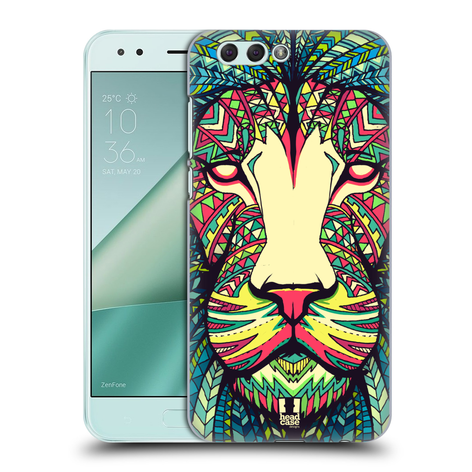 HEAD CASE plastový obal na mobil Asus Zenfone 4 ZE554KL vzor Aztécký motiv zvíře lev
