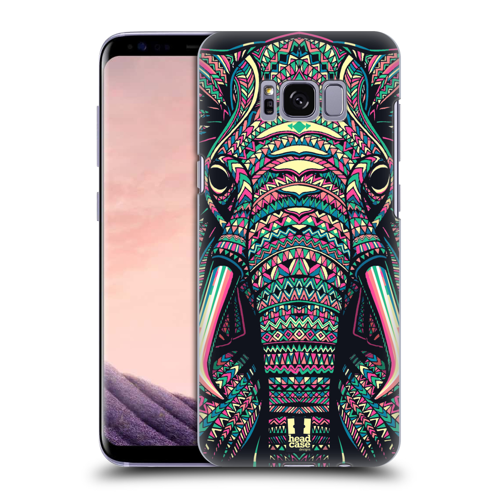 HEAD CASE plastový obal na mobil Samsung Galaxy S8 vzor Aztécký motiv zvíře 2 slon