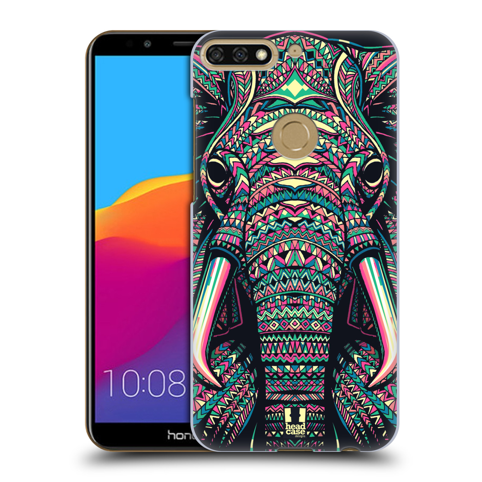 HEAD CASE plastový obal na mobil Honor 7c vzor Aztécký motiv zvíře 2 slon
